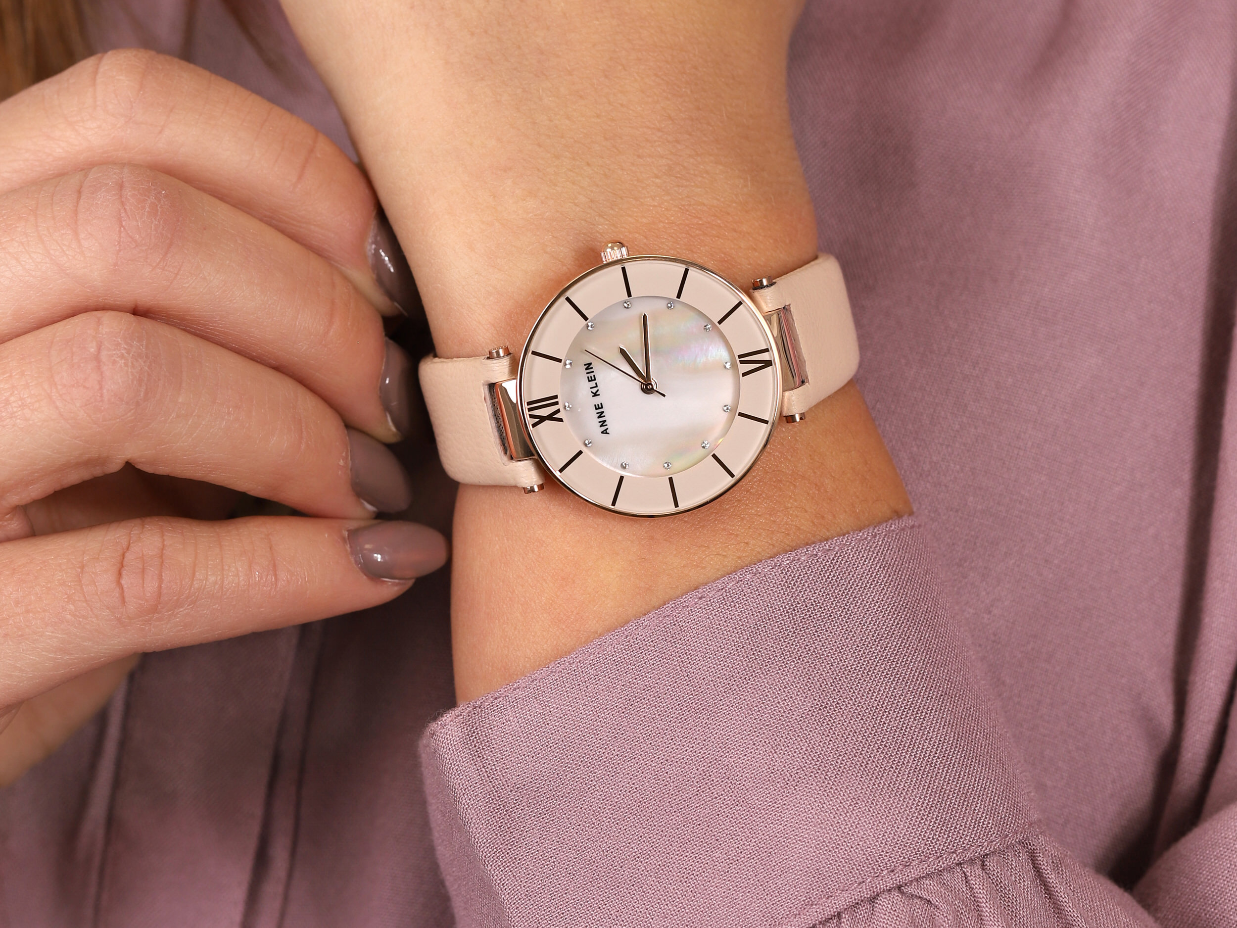 Anne Klein AK-3272RGLP zegarek fashion/modowy Pasek - miniatura 4