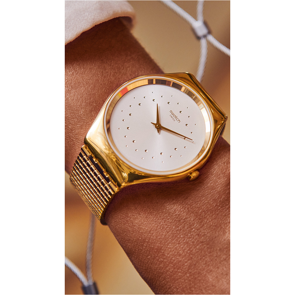 Swatch SYXG106GG damski zegarek Skin bransoleta - miniatura 3
