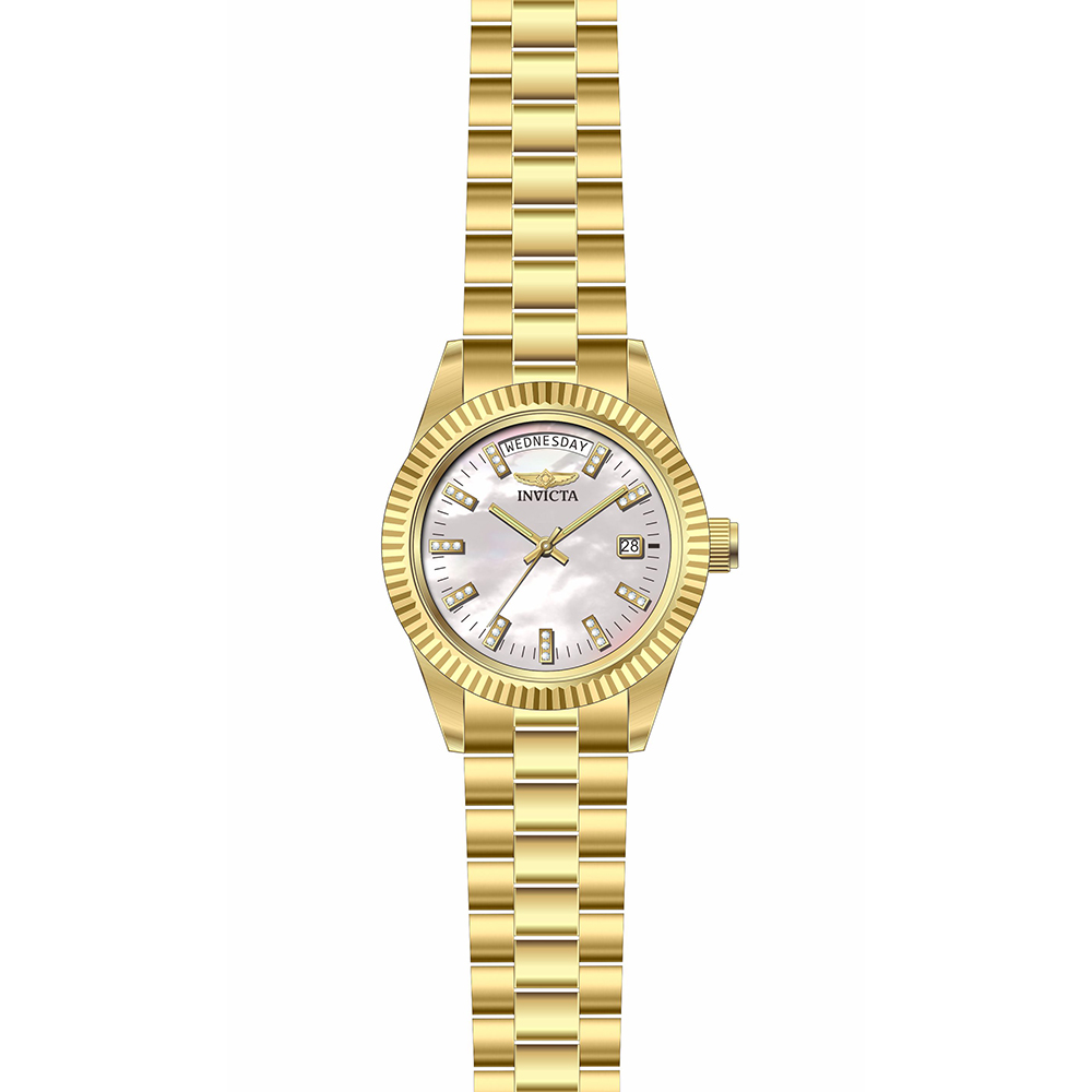 Invicta 29872 zegarek złoty klasyczny Specialty bransoleta - miniatura 5