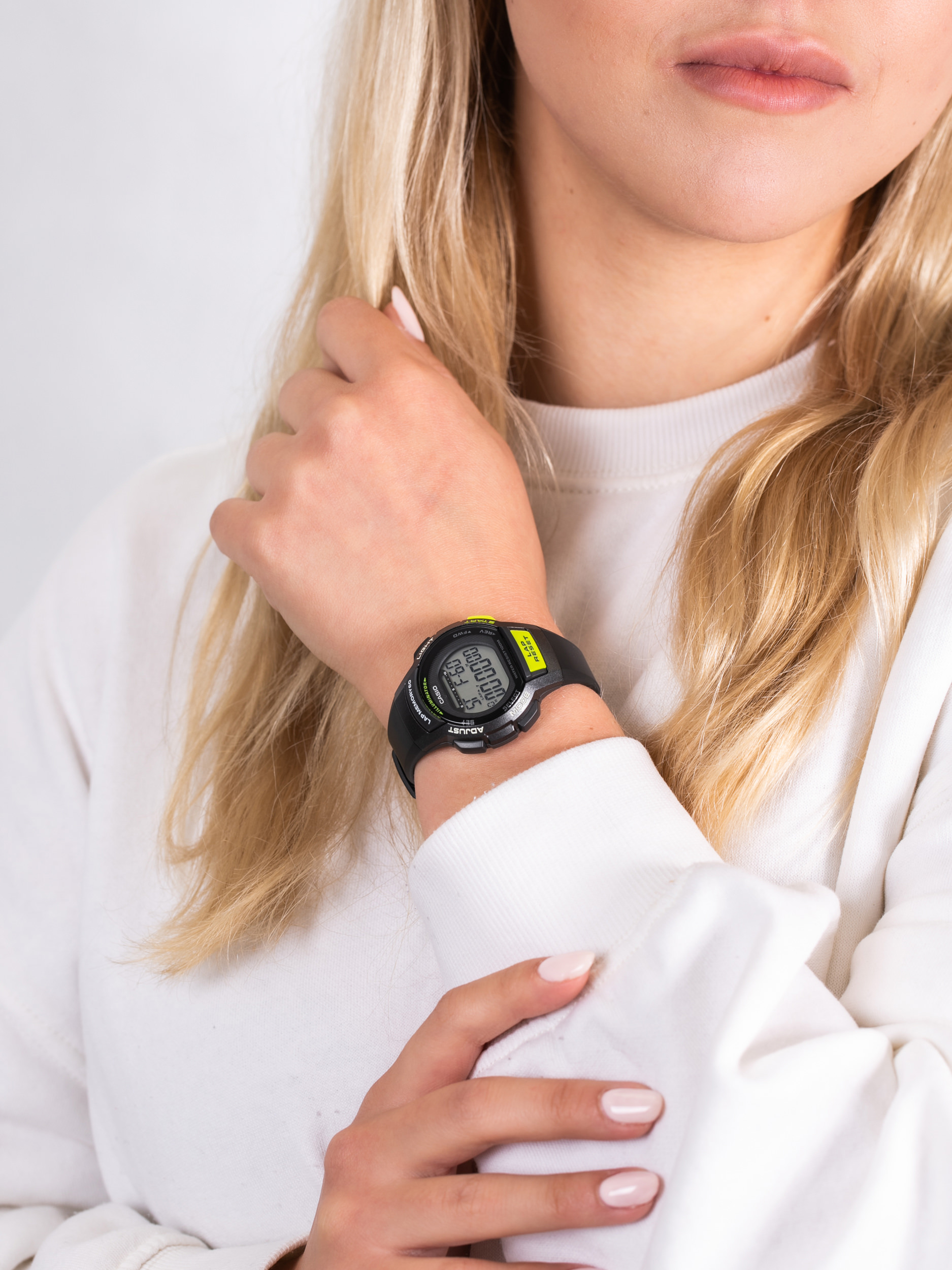 Casio LWS-1000H-1AVEF damski zegarek Sportowe pasek - miniatura 3