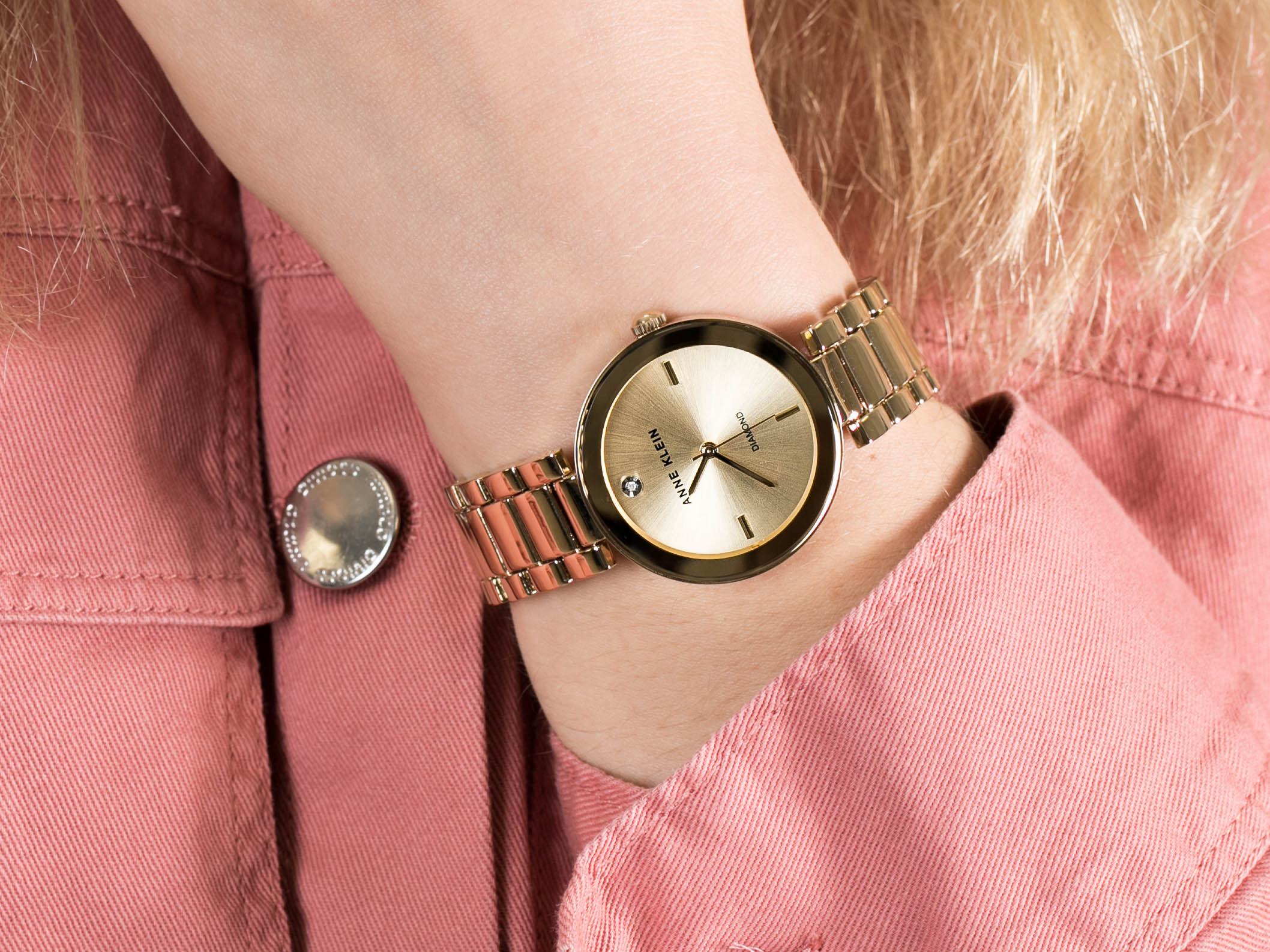 Anne Klein AK-1362CHGB zegarek fashion/modowy Bransoleta - miniatura 4