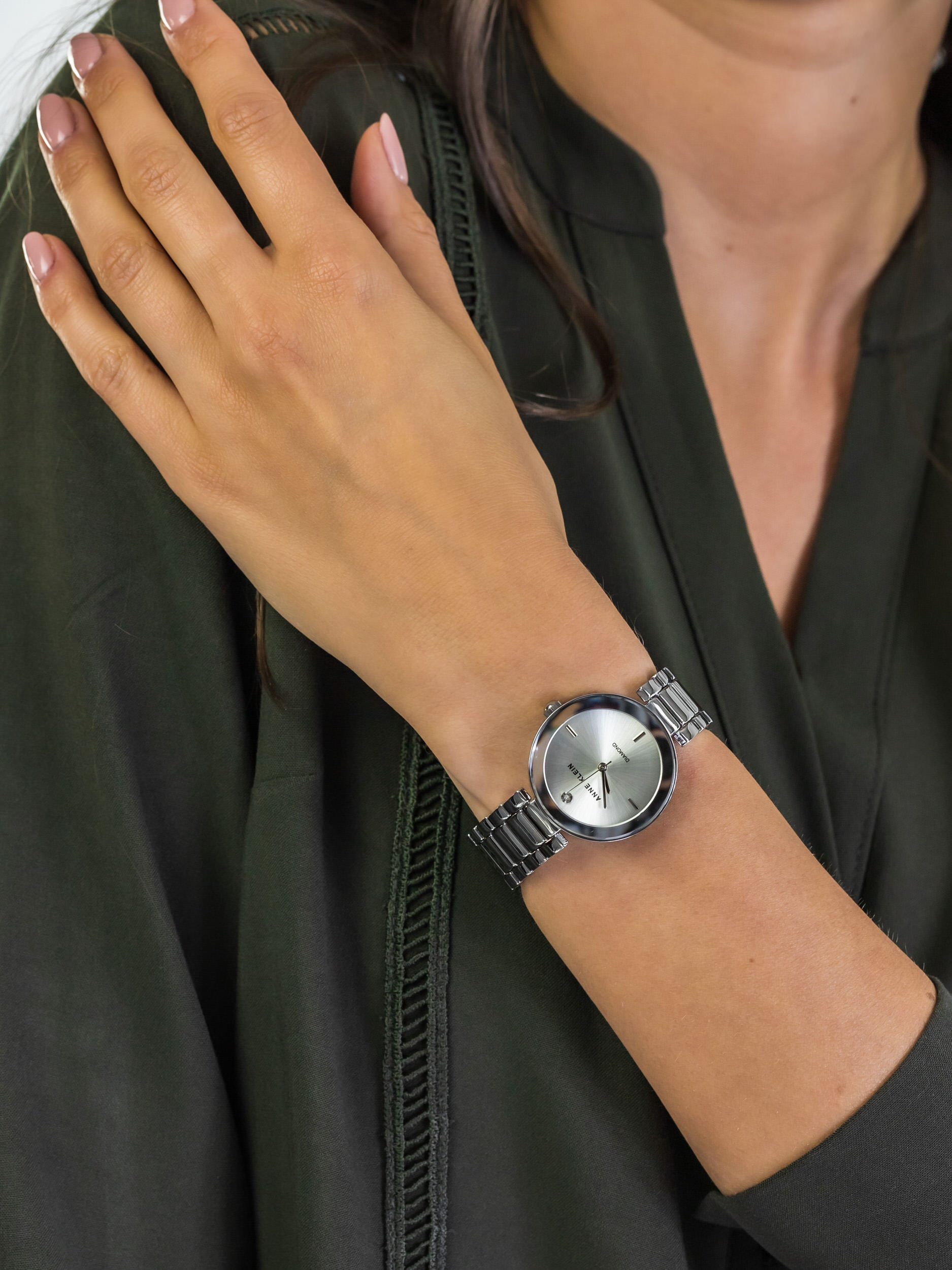 Anne Klein AK-1363SVSV damski zegarek Bransoleta bransoleta
