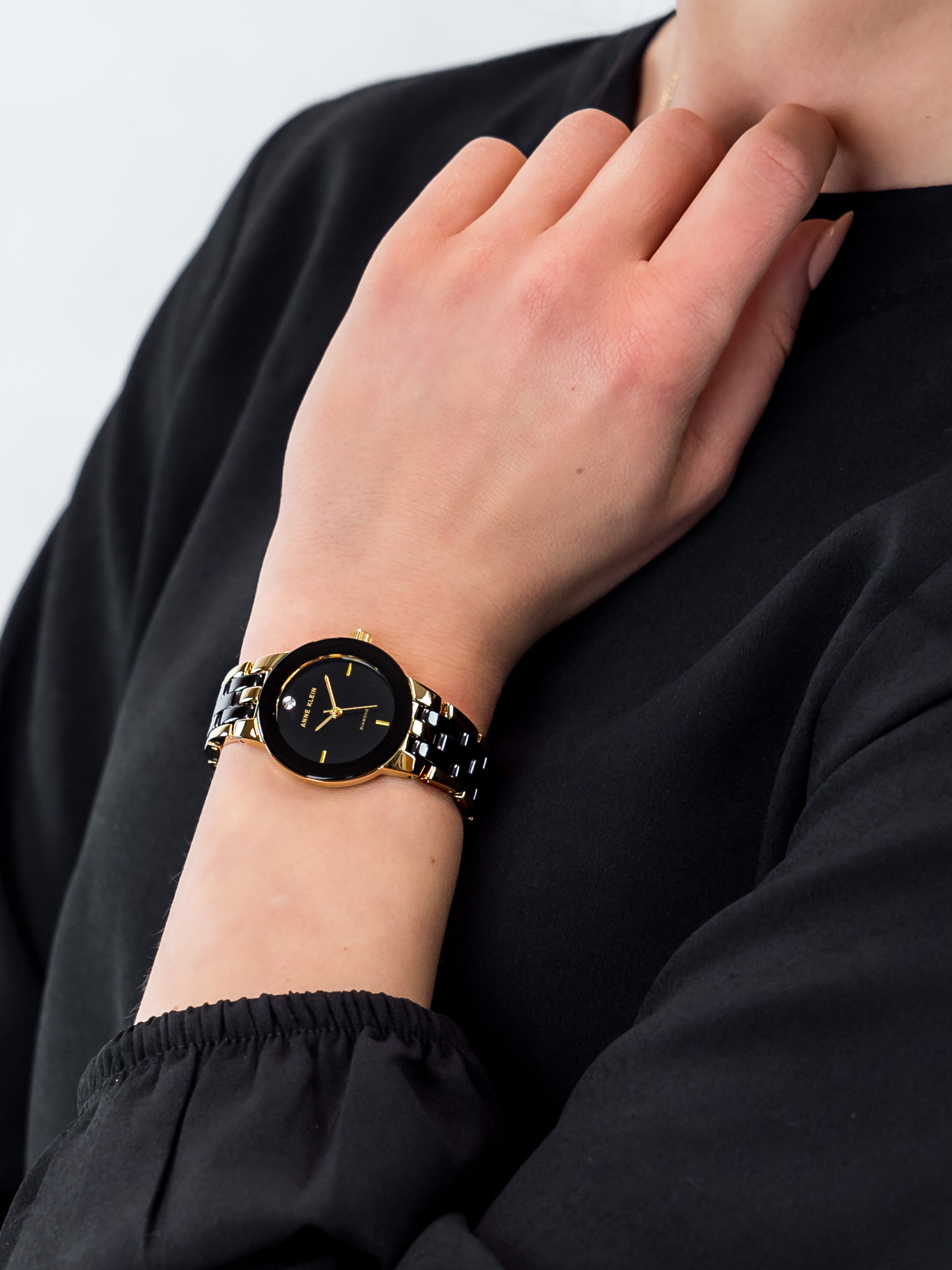 Anne Klein AK-1610BKGB damski zegarek Bransoleta bransoleta - miniatura 3