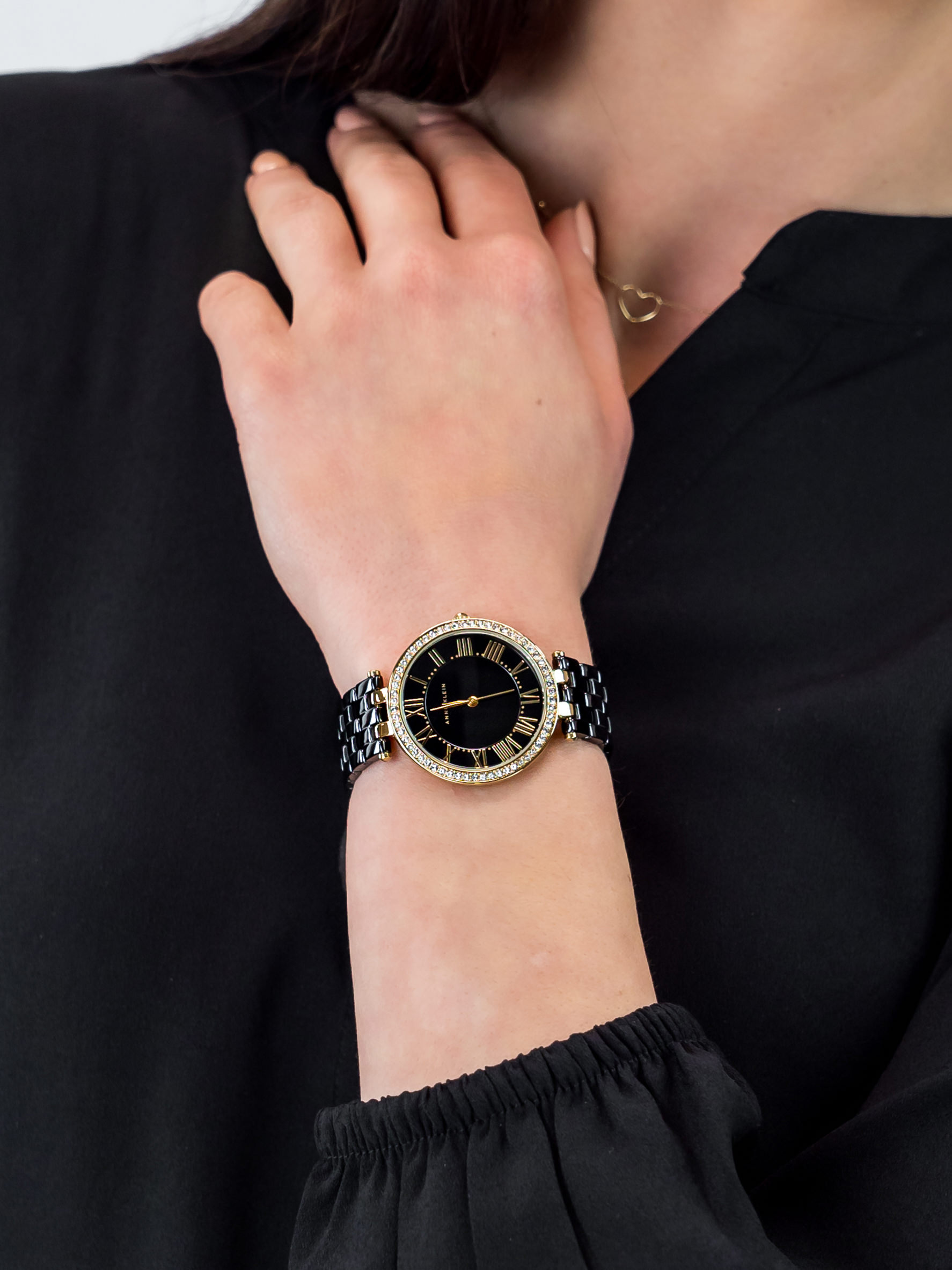 Anne Klein AK-2130BKGB damski zegarek Bransoleta bransoleta - miniatura 3