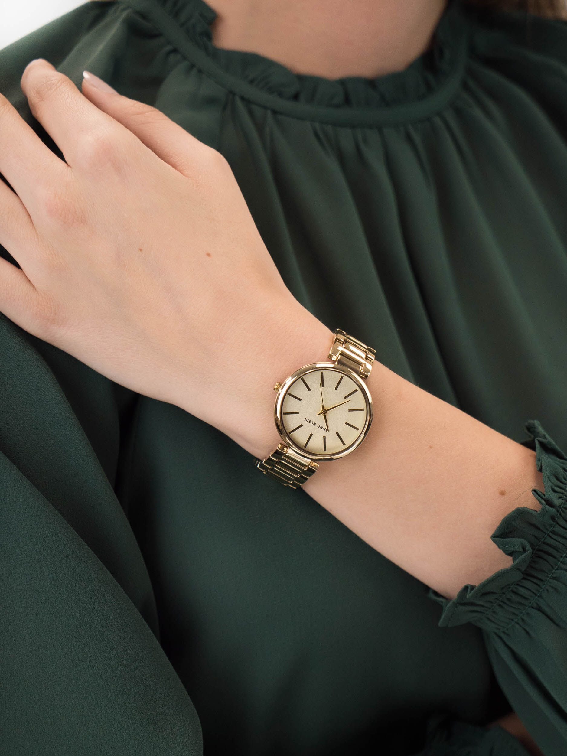 Anne Klein AK-2786CHGB damski zegarek Bransoleta bransoleta - miniatura 3