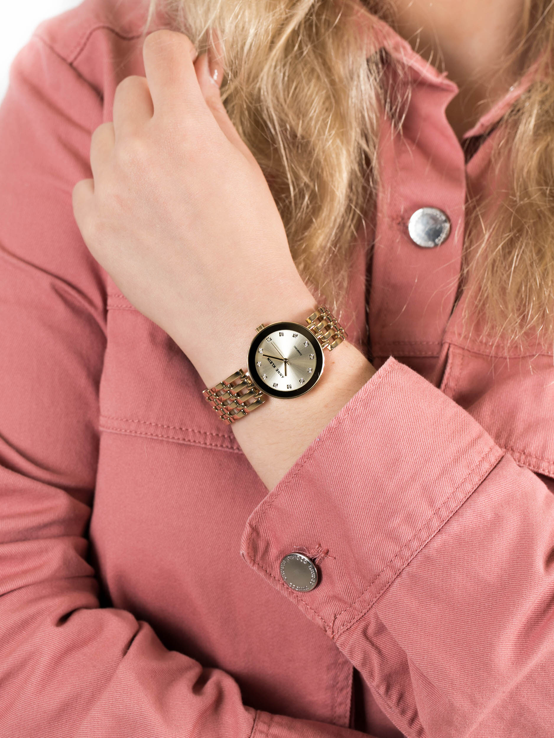 Anne Klein AK-2944CHGB damski zegarek Bransoleta bransoleta - miniatura 3