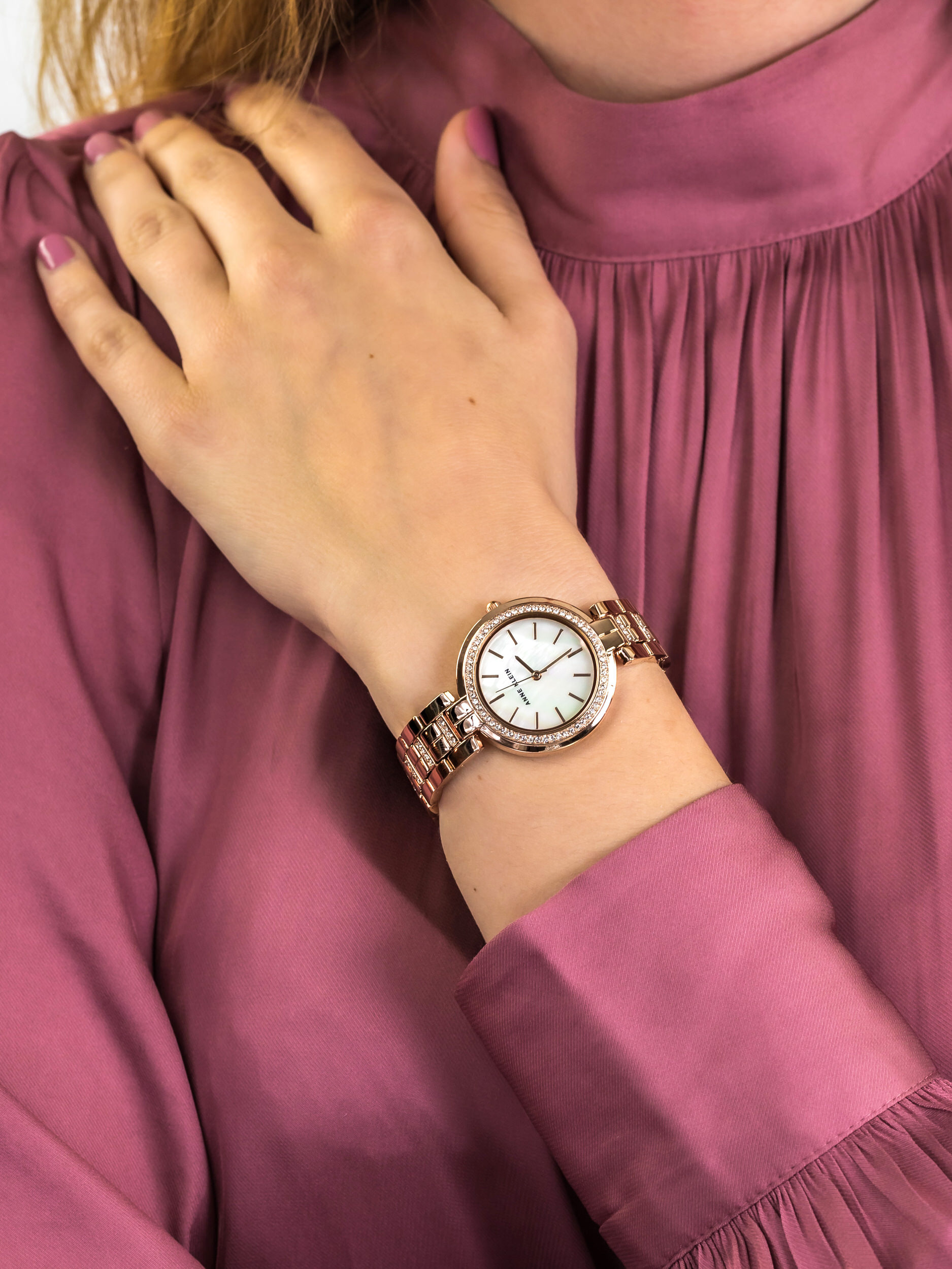Anne Klein AK-2968MPRG damski zegarek Bransoleta bransoleta - miniatura 3