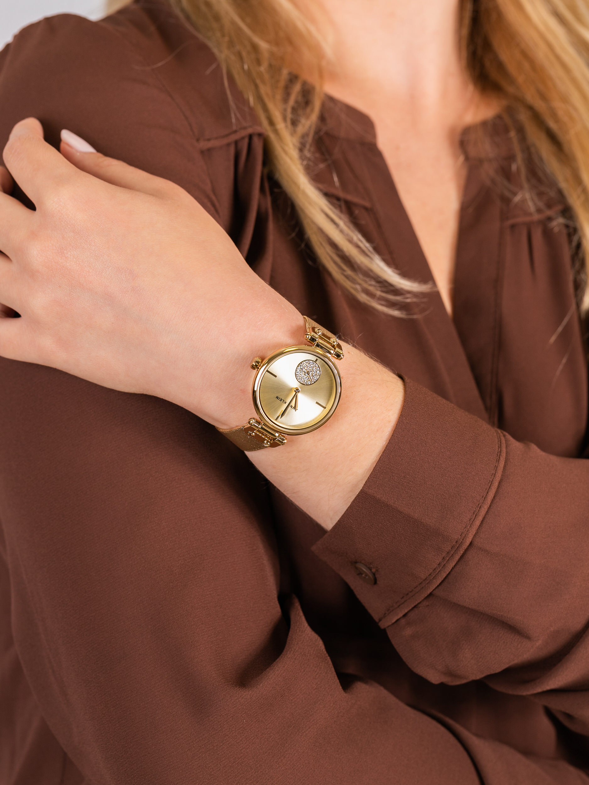 Anne Klein AK-3000CHGB damski zegarek Bransoleta bransoleta - miniatura 3
