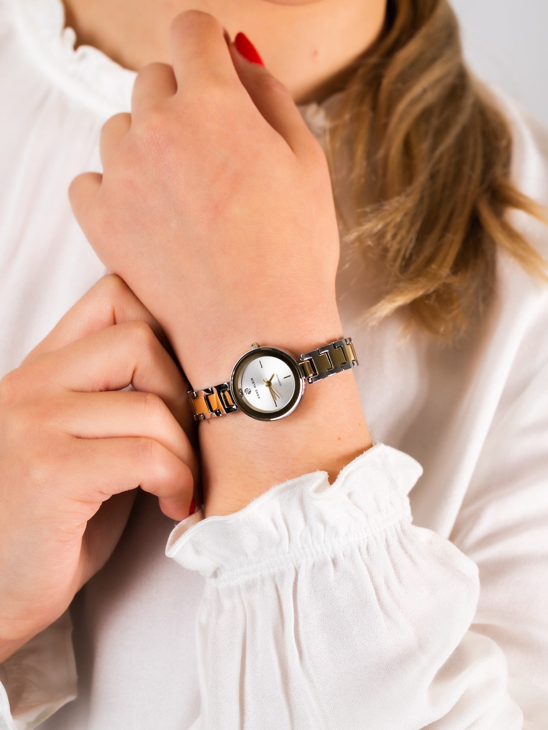 Anne Klein AK-3151SVTT damski zegarek Bransoleta bransoleta - miniatura 3