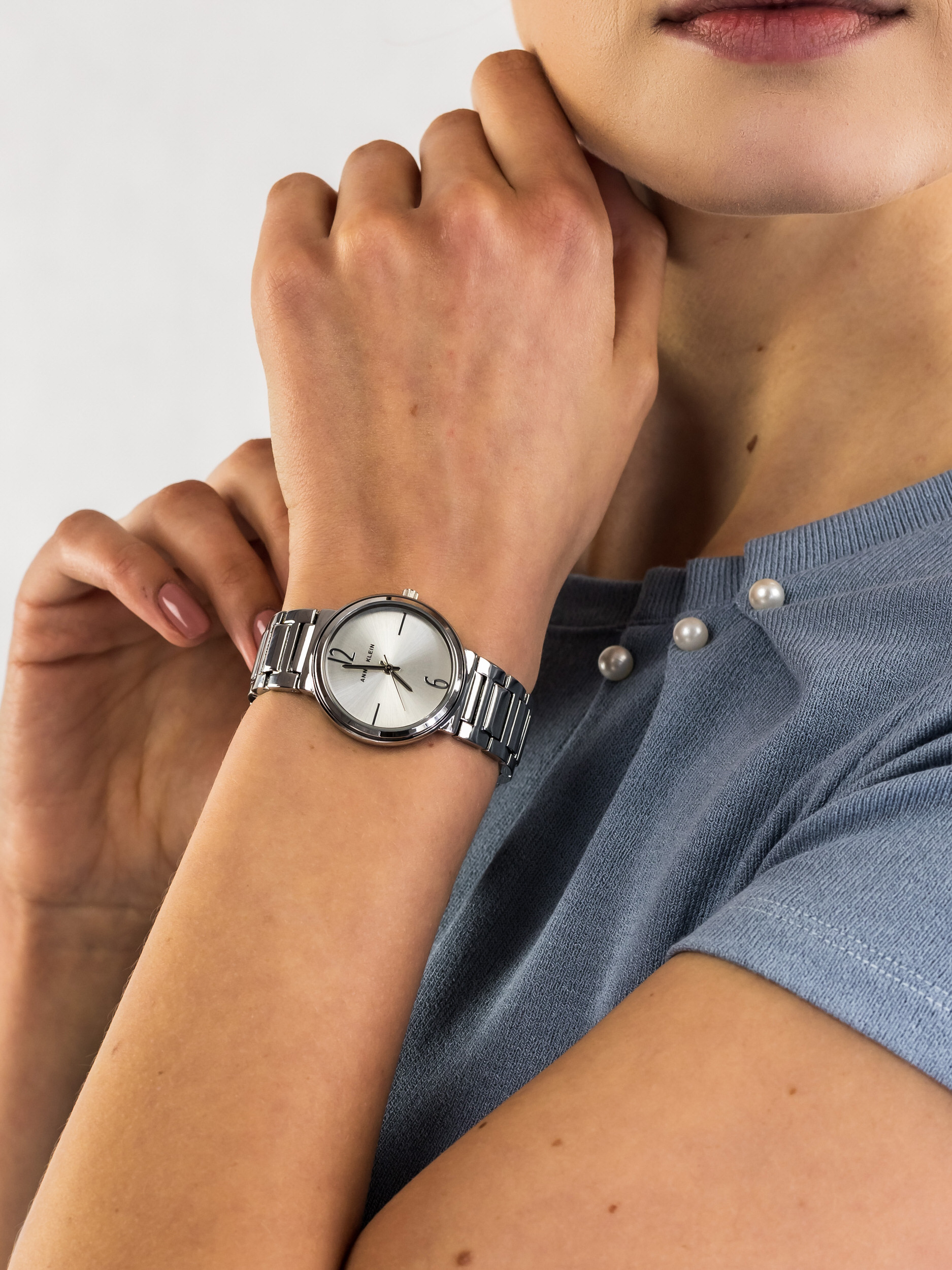 Anne Klein AK-3169SVSV damski zegarek Bransoleta bransoleta - miniatura 3