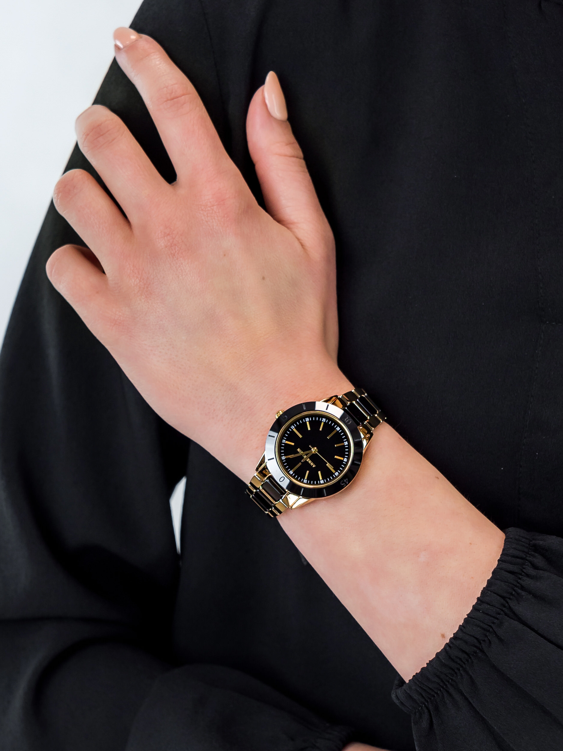 Anne Klein AK-3214BKGB damski zegarek Bransoleta bransoleta - miniatura 3