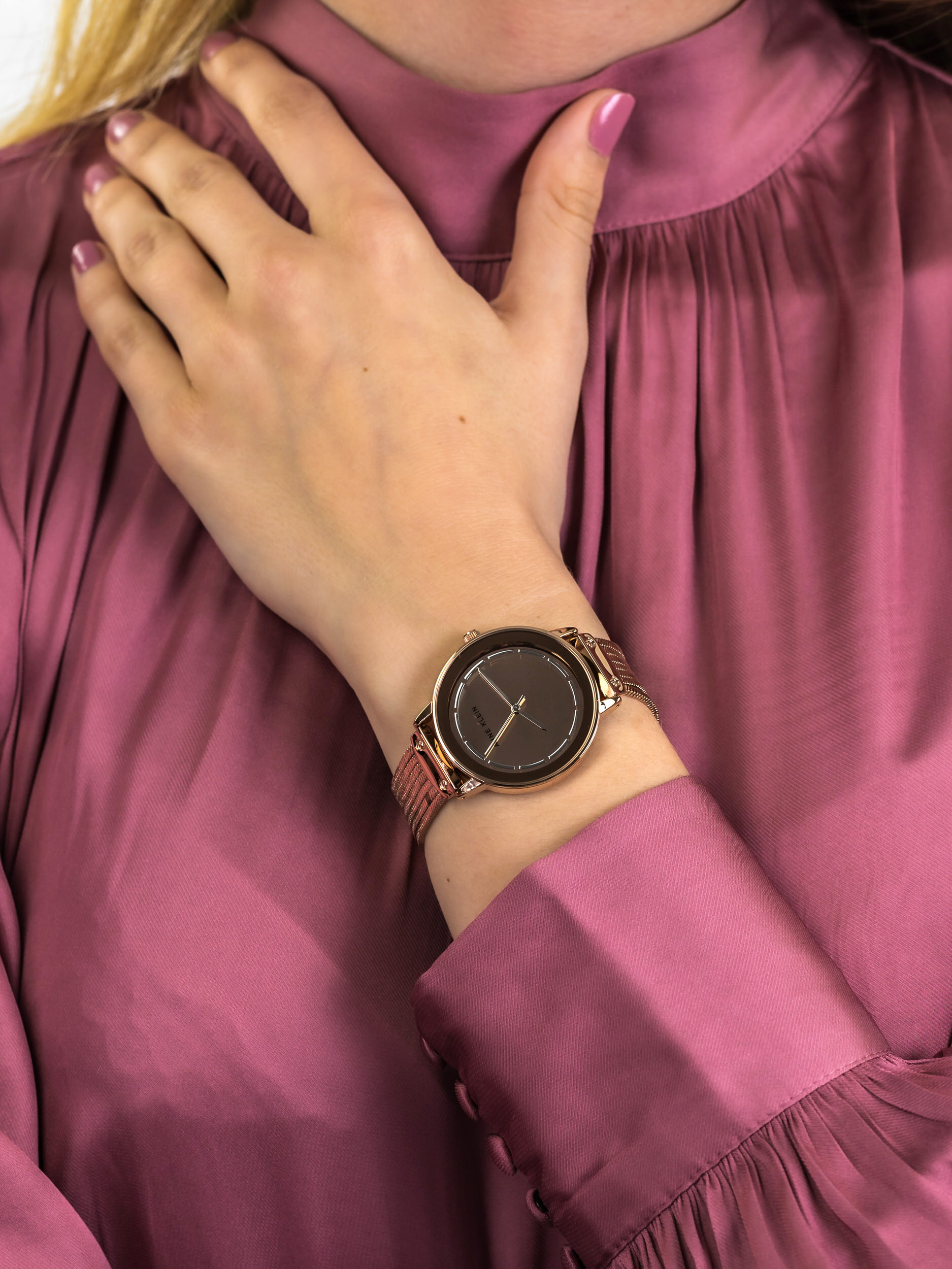 Anne Klein AK-3222RMRG damski zegarek Bransoleta bransoleta - miniatura 3