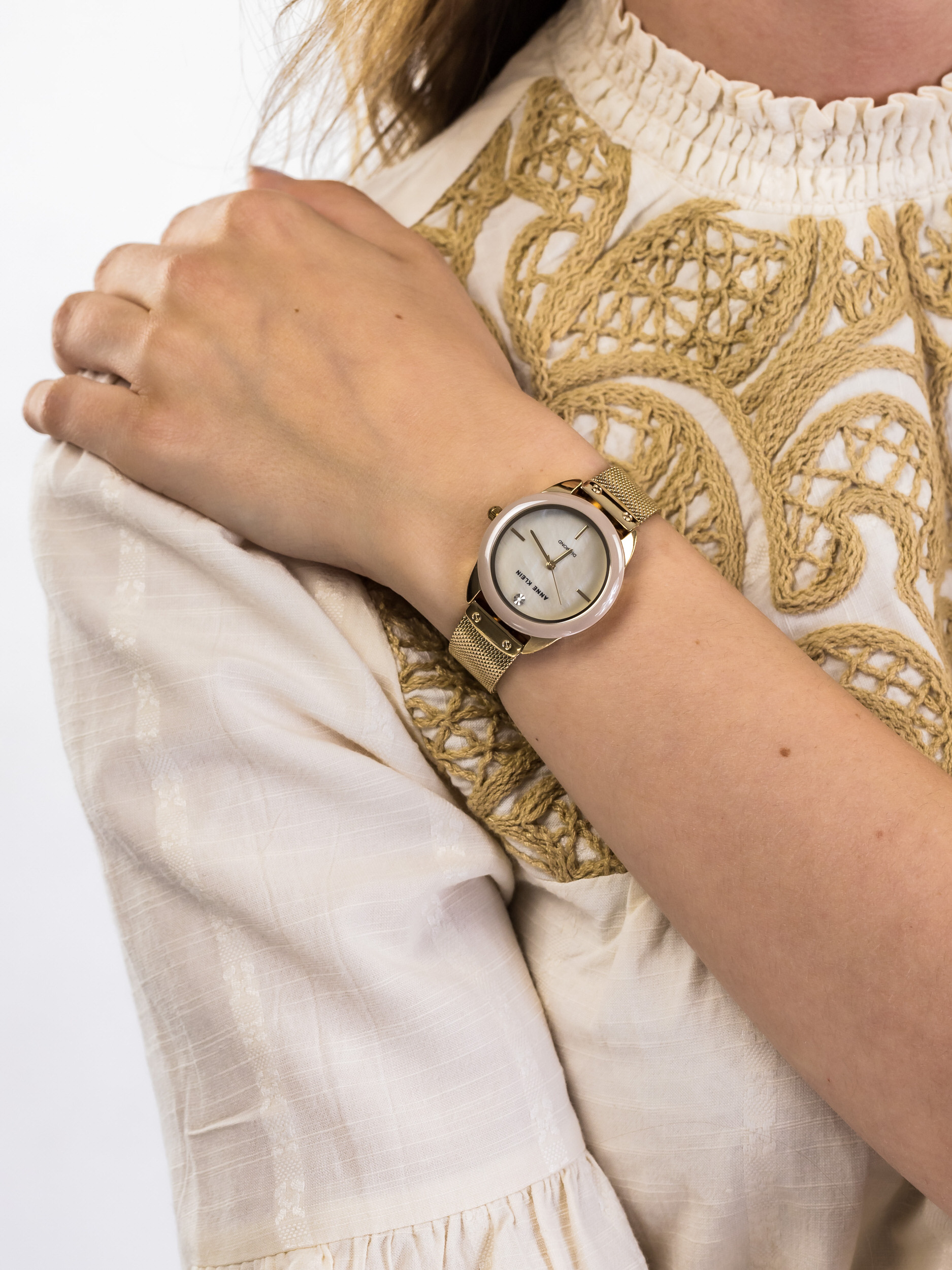 Anne Klein AK-3258TNGB damski zegarek Bransoleta bransoleta - miniatura 3