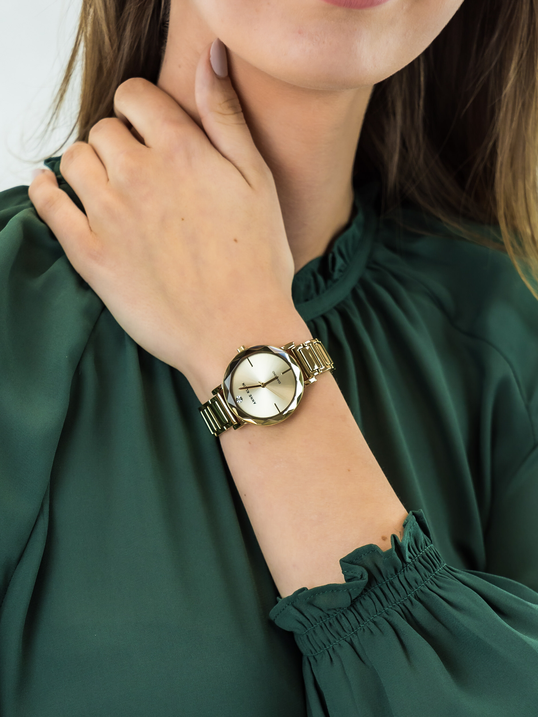 Anne Klein AK-3278CHGB damski zegarek Bransoleta bransoleta - miniatura 3
