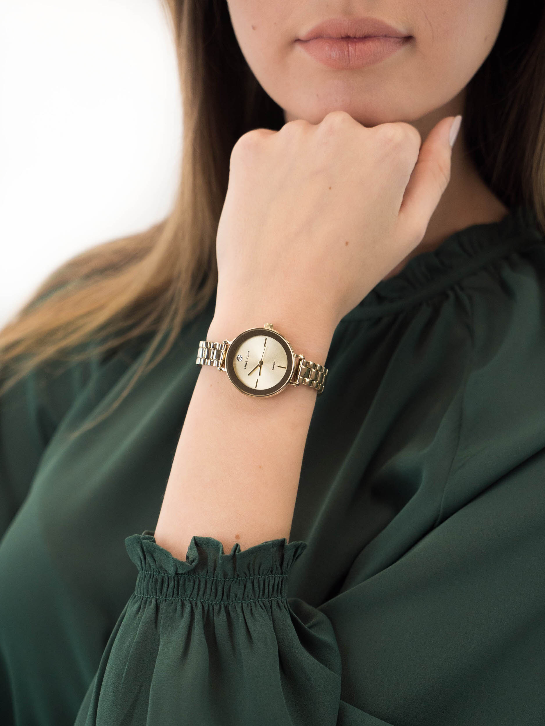 Anne Klein AK-3386CHGB damski zegarek Bransoleta bransoleta - miniatura 3