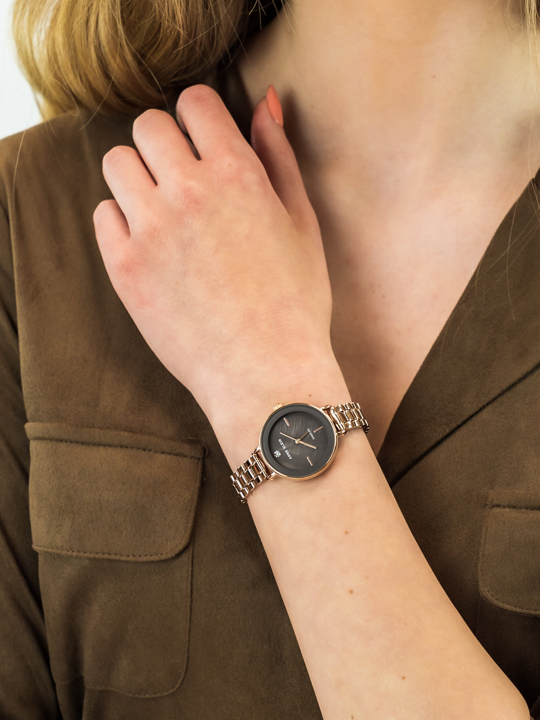 Anne Klein AK-3386GYRG damski zegarek Bransoleta bransoleta - miniatura 3
