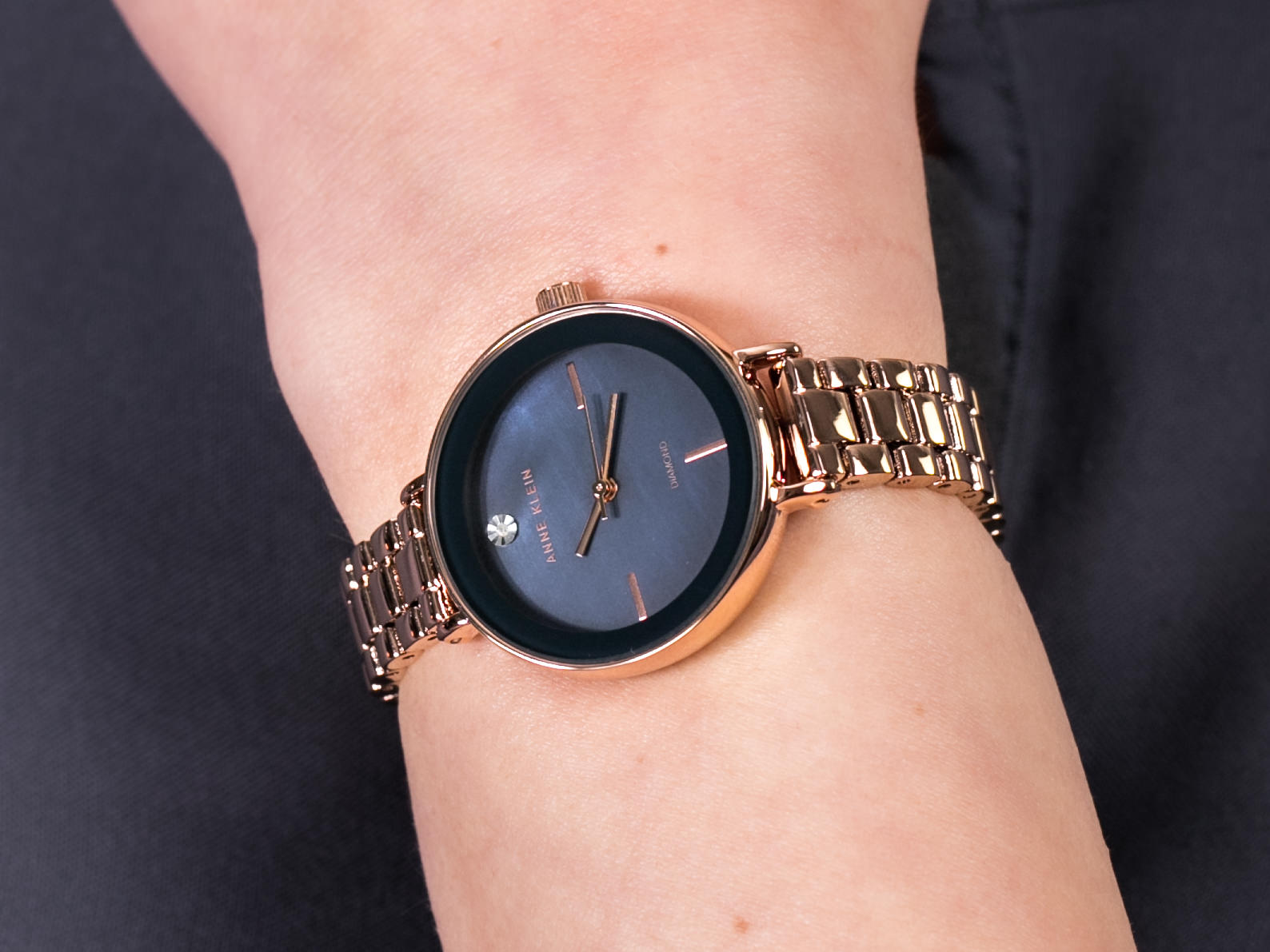 Anne Klein AK-3386NMRG zegarek klasyczny Bransoleta - miniatura 4