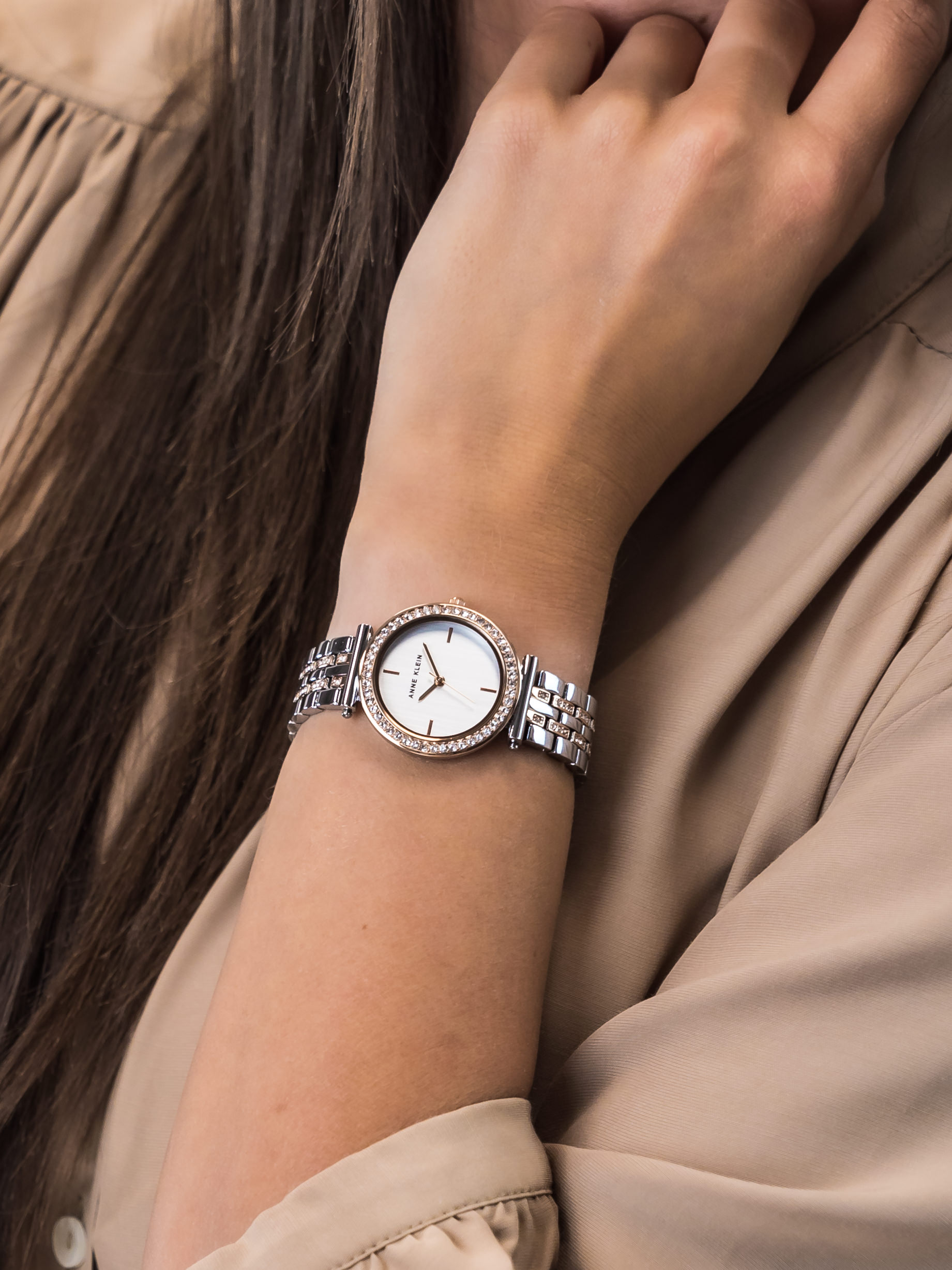 Anne Klein AK-3409SVRT damski zegarek Bransoleta bransoleta - miniatura 3