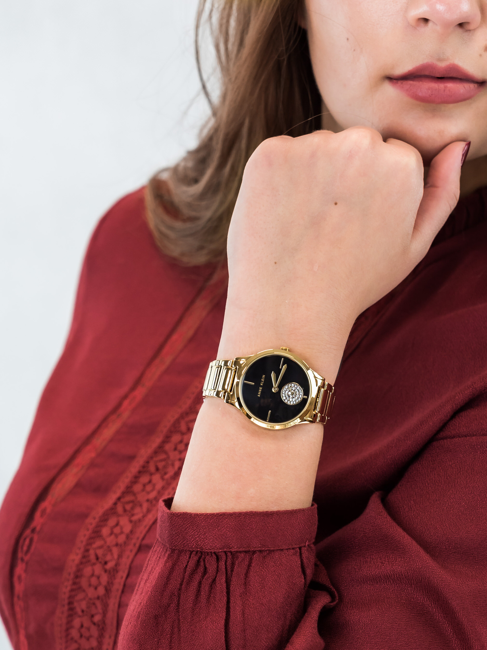 Anne Klein AK-3416BKGB damski zegarek Bransoleta bransoleta - miniatura 3