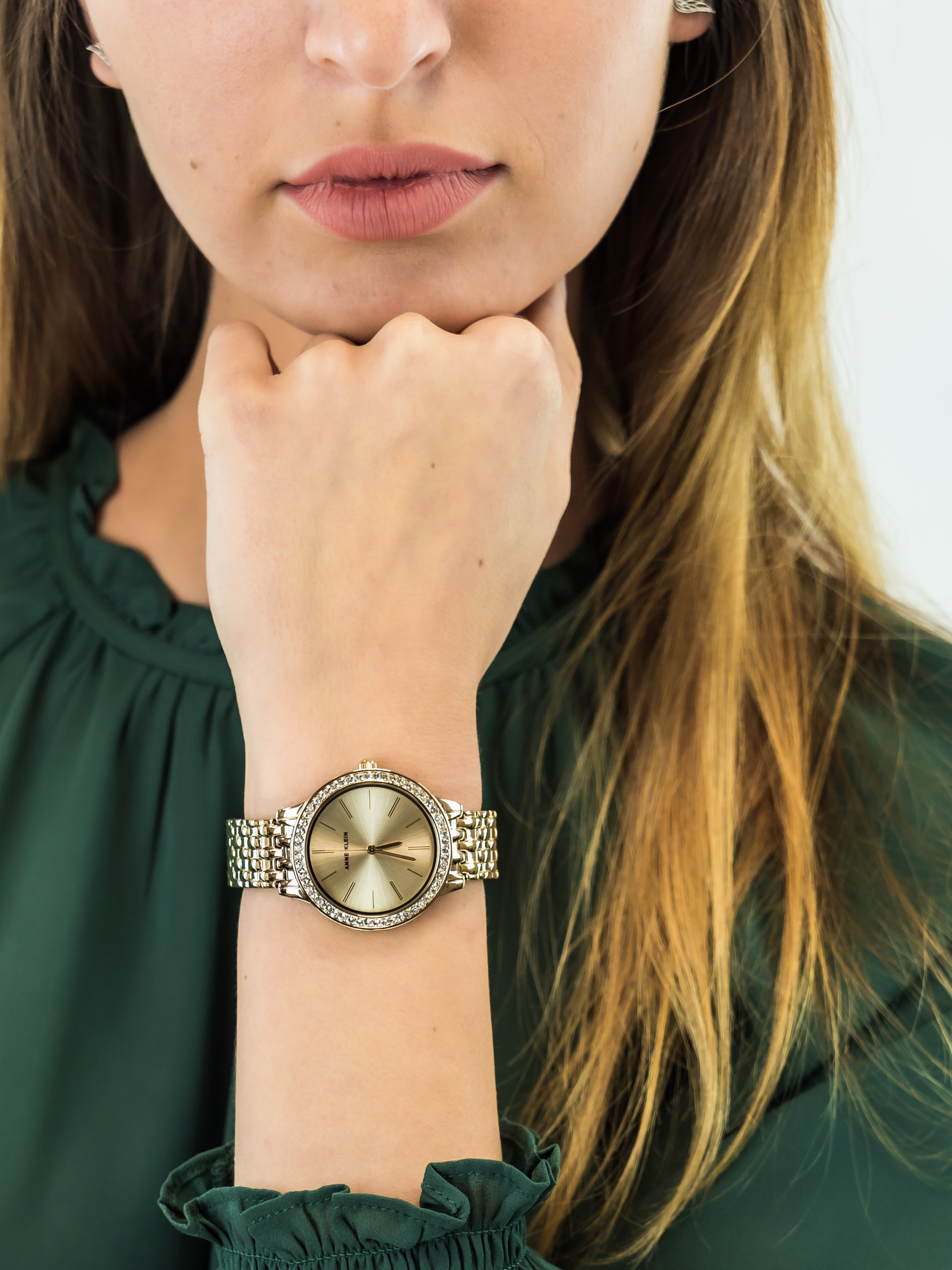 Anne Klein AK-3420CHGB damski zegarek Bransoleta bransoleta - miniatura 3