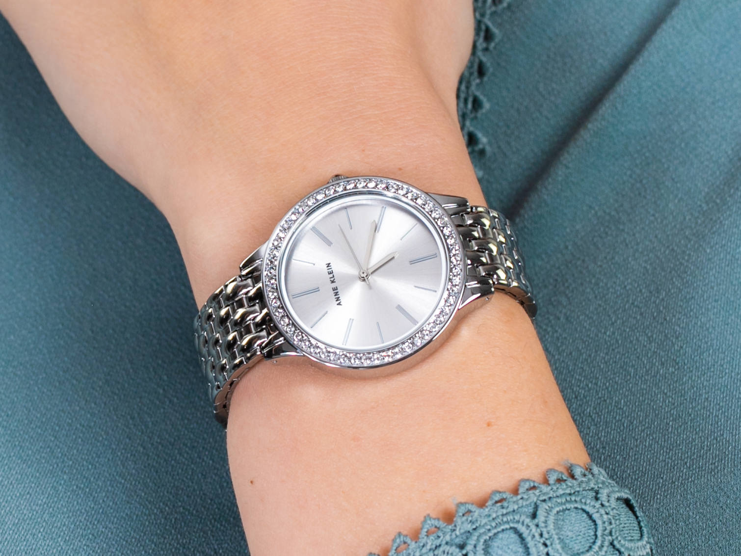 Anne Klein AK-3421SVSV zegarek klasyczny Bransoleta - miniatura 4