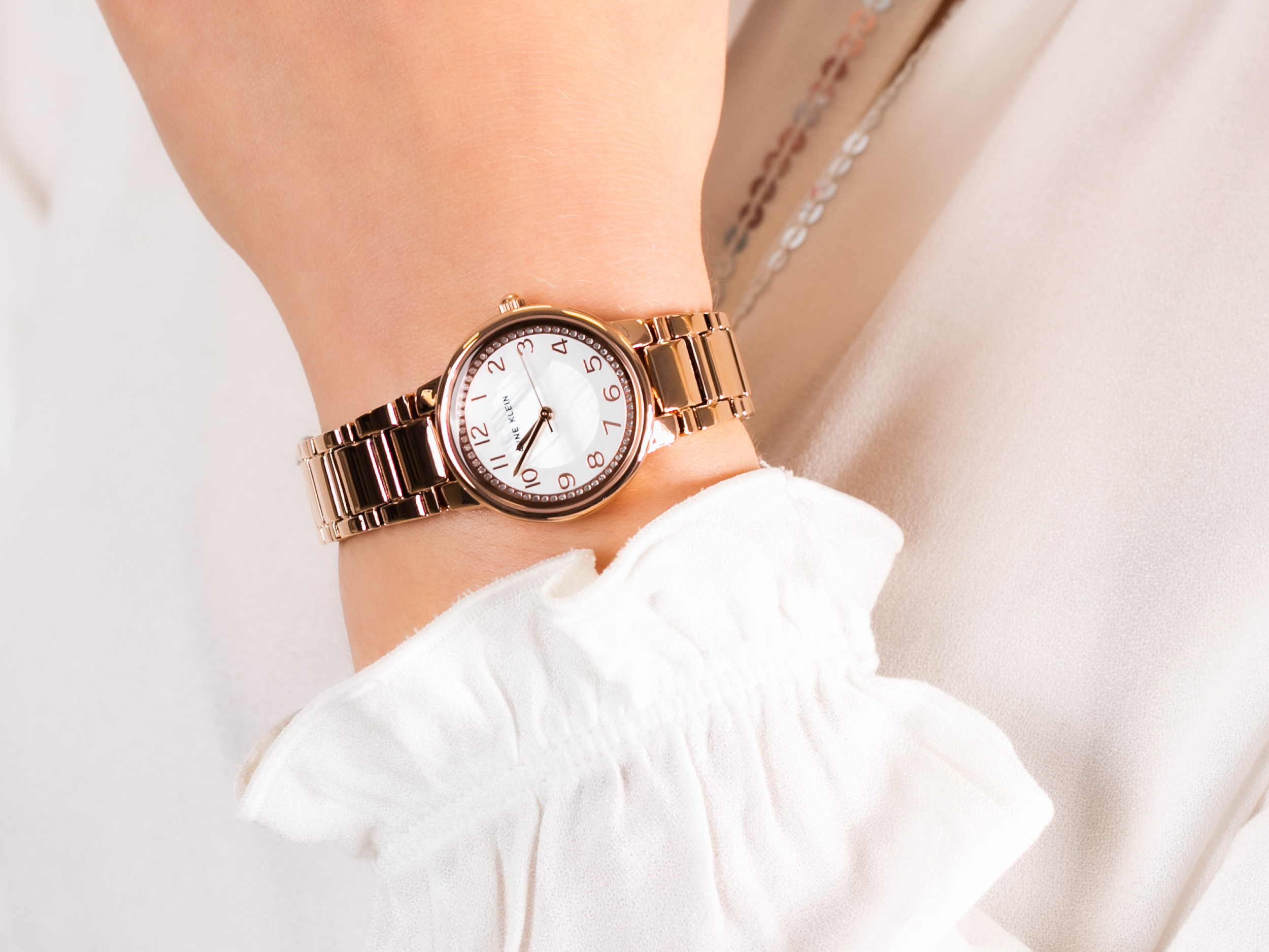 Anne Klein AK-3604MPRG zegarek klasyczny Bransoleta - miniatura 4