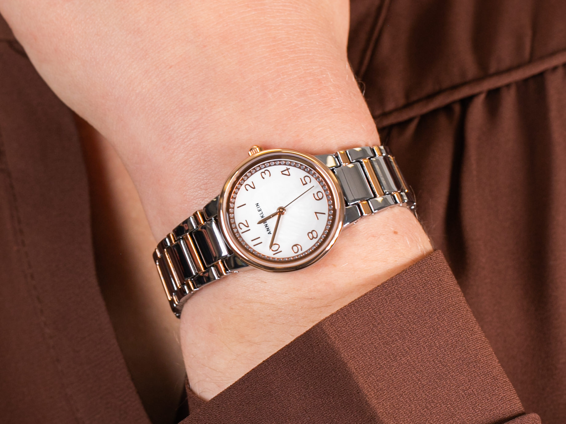 Anne Klein AK-3605MPRT zegarek klasyczny Bransoleta - miniatura 4