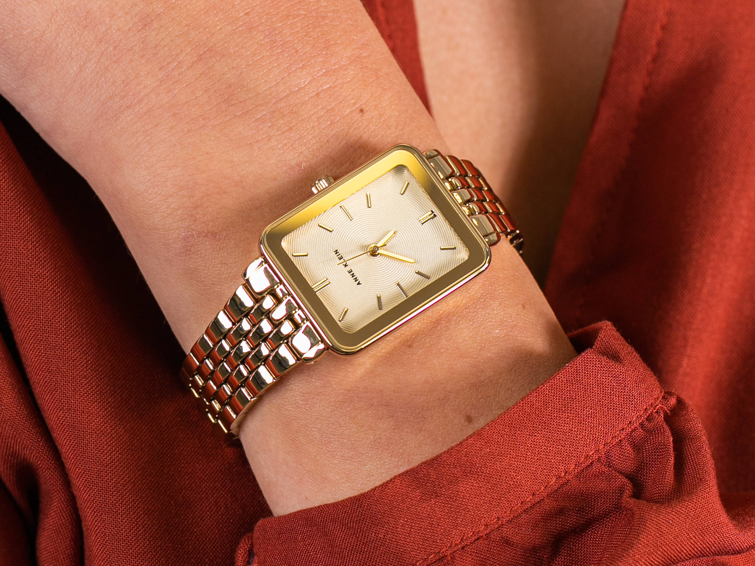 Anne Klein AK-3614CHGB zegarek klasyczny Bransoleta - miniatura 4
