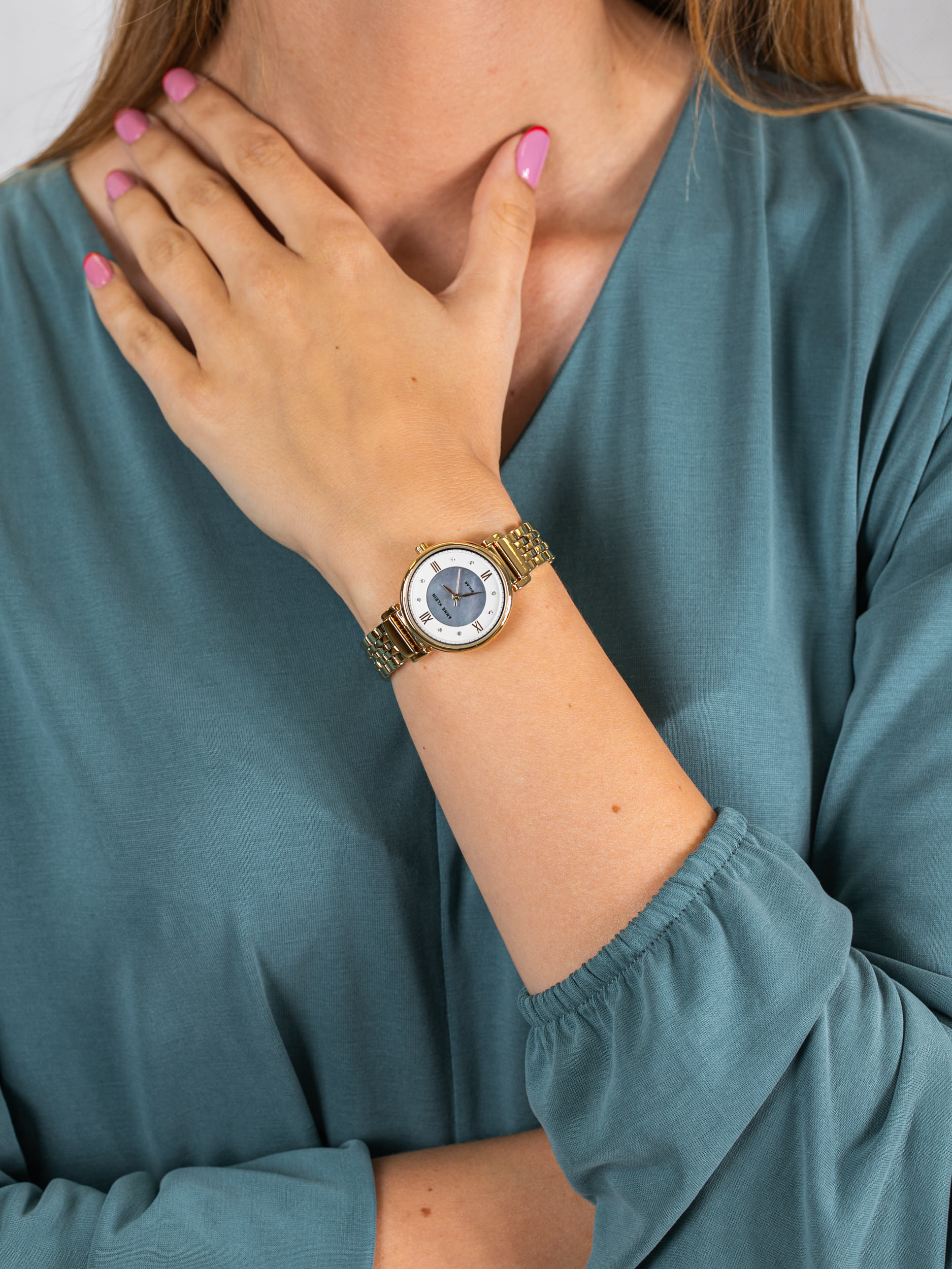Anne Klein AK-3630MPGB damski zegarek Bransoleta bransoleta - miniatura 3