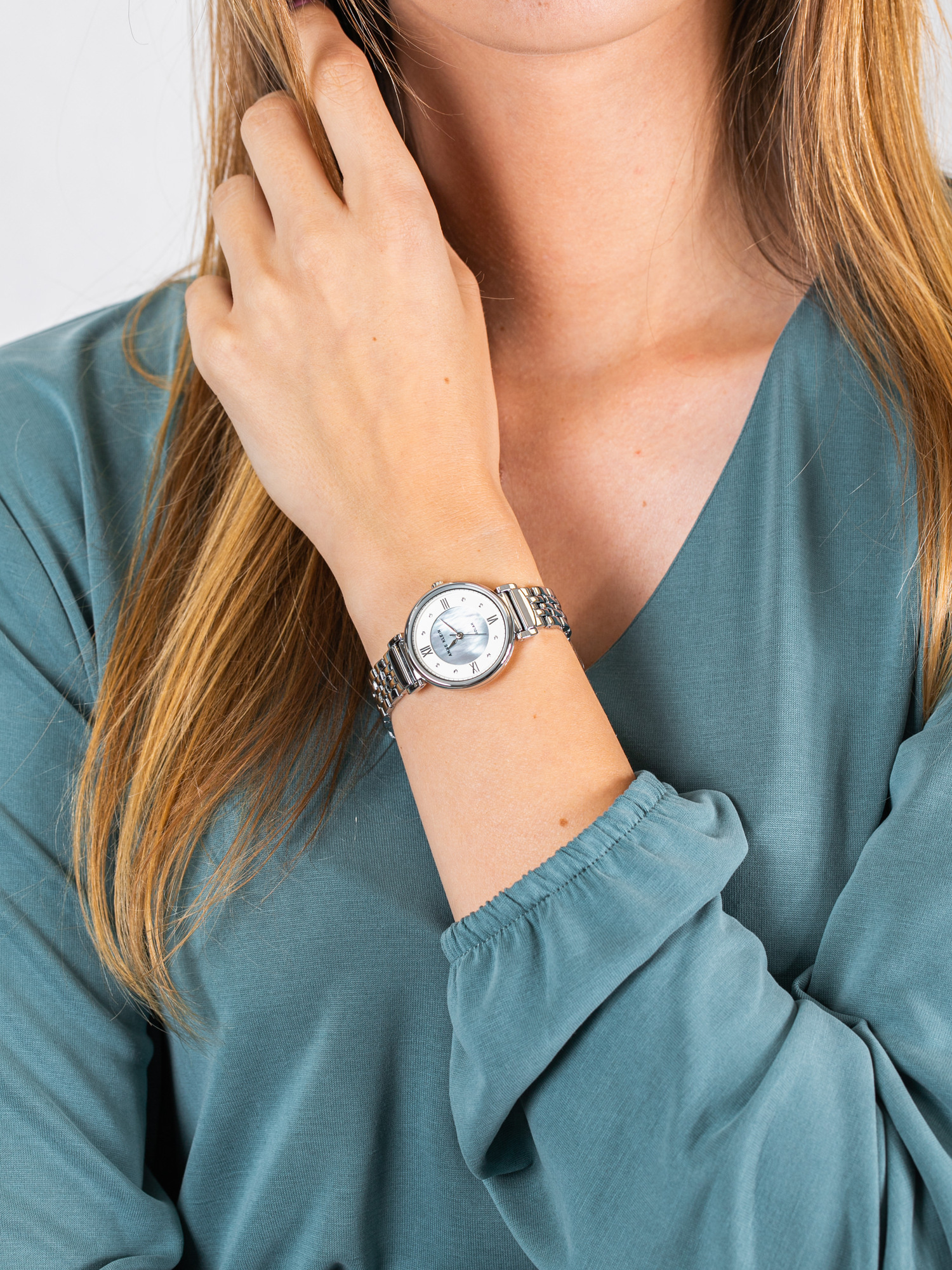 Anne Klein AK-3631MPSV damski zegarek Bransoleta bransoleta - miniatura 3