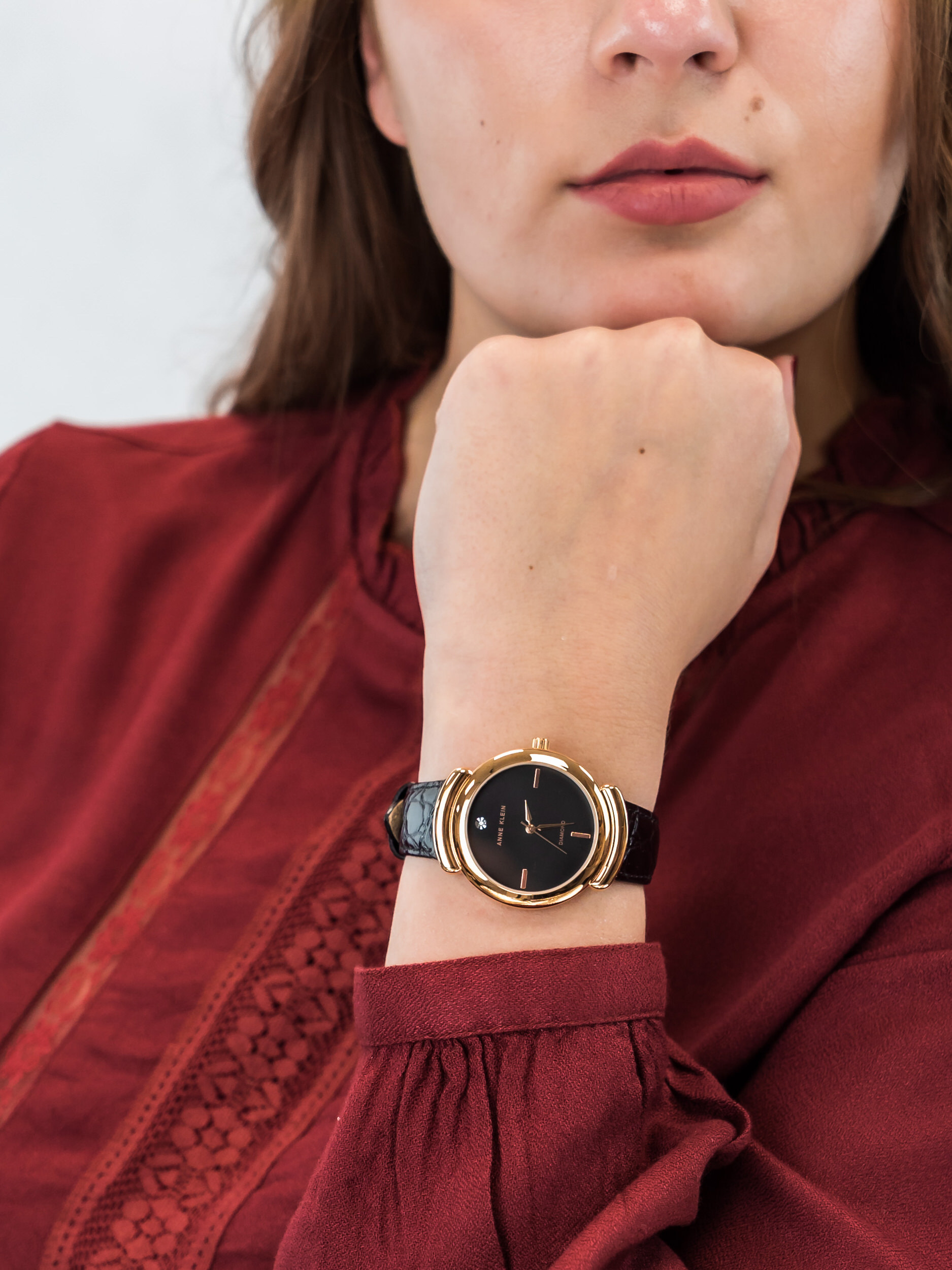 Anne Klein AK-2358RGBK damski zegarek Pasek pasek - miniatura 3
