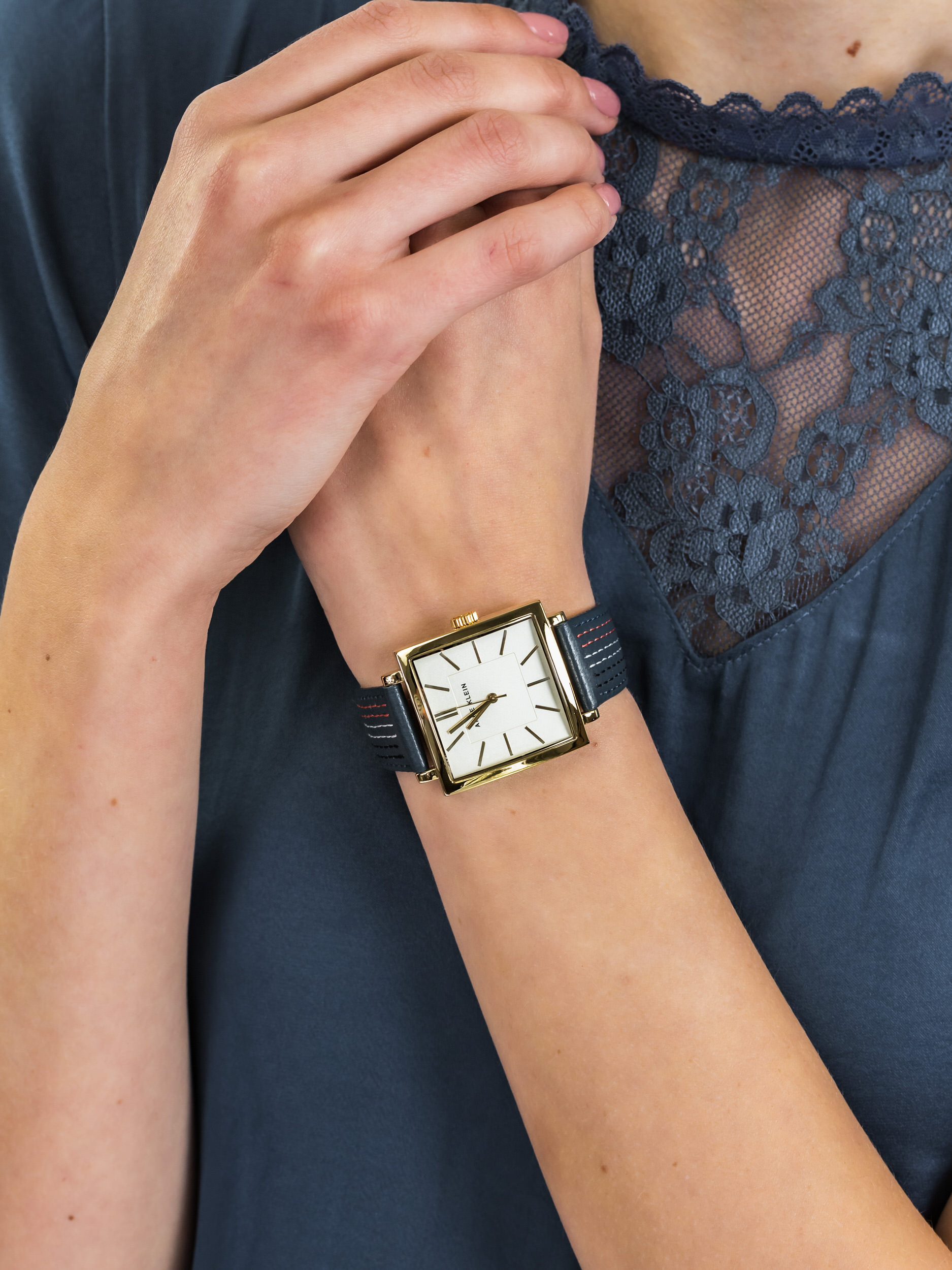 Anne Klein AK-2740CHBL damski zegarek Pasek pasek - miniatura 3