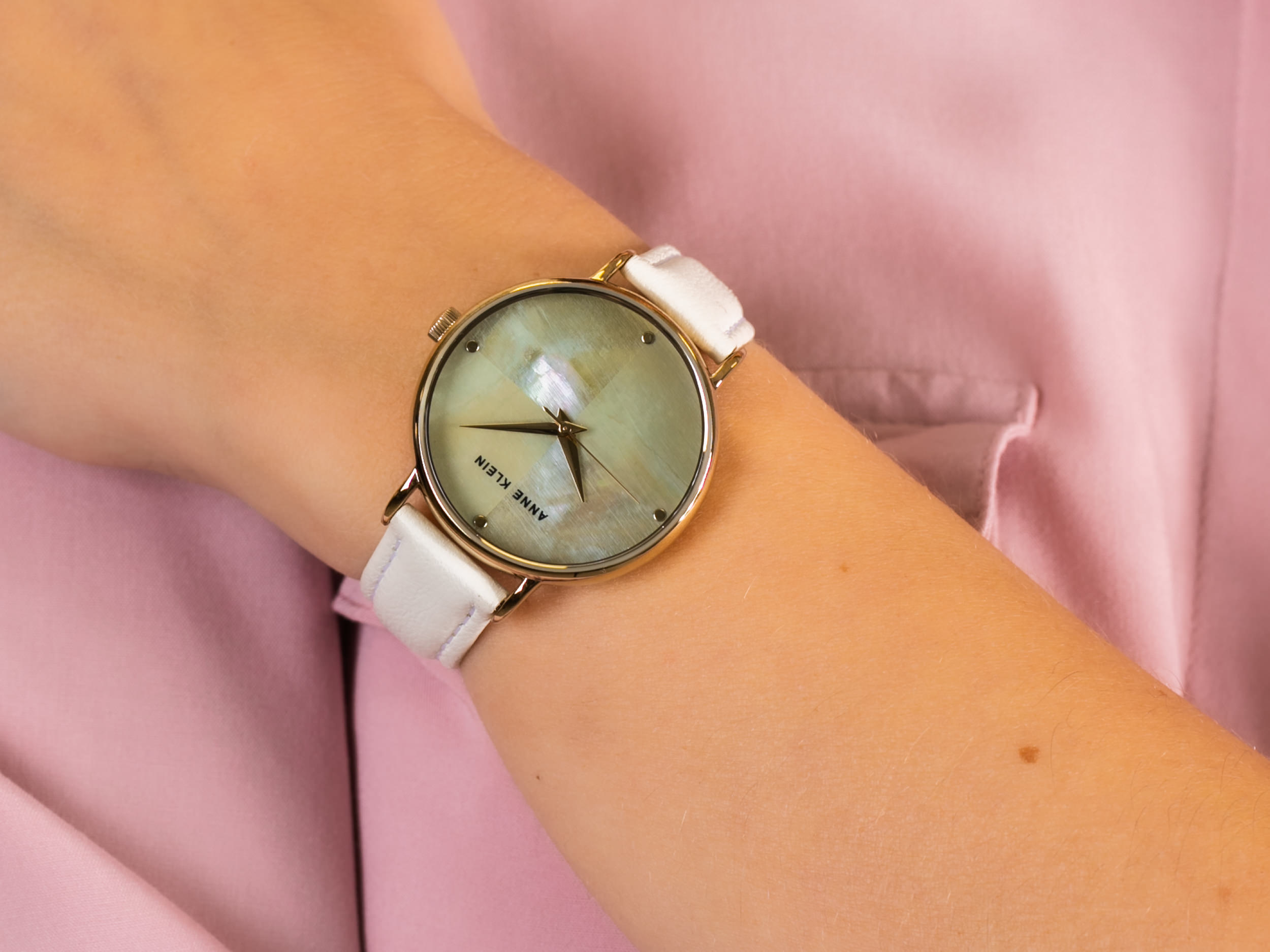 Anne Klein AK-2790CMWT zegarek klasyczny Pasek - miniatura 4