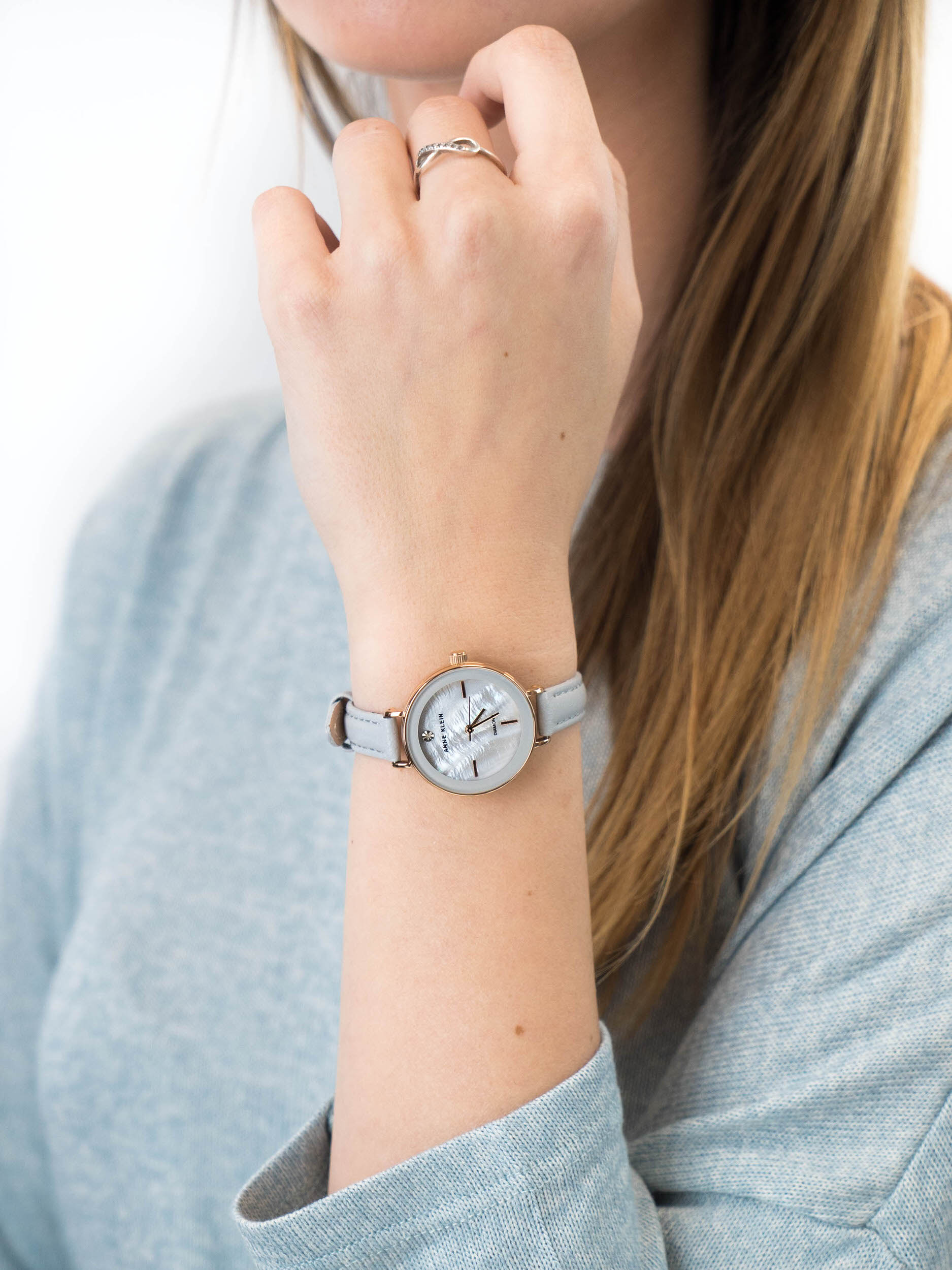 Anne Klein AK-3508RGLG damski zegarek Pasek pasek - miniatura 3