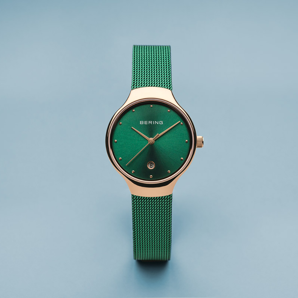 Bering 13326-868 zegarek różowe złoto fashion/modowy Classic bransoleta - miniatura 7
