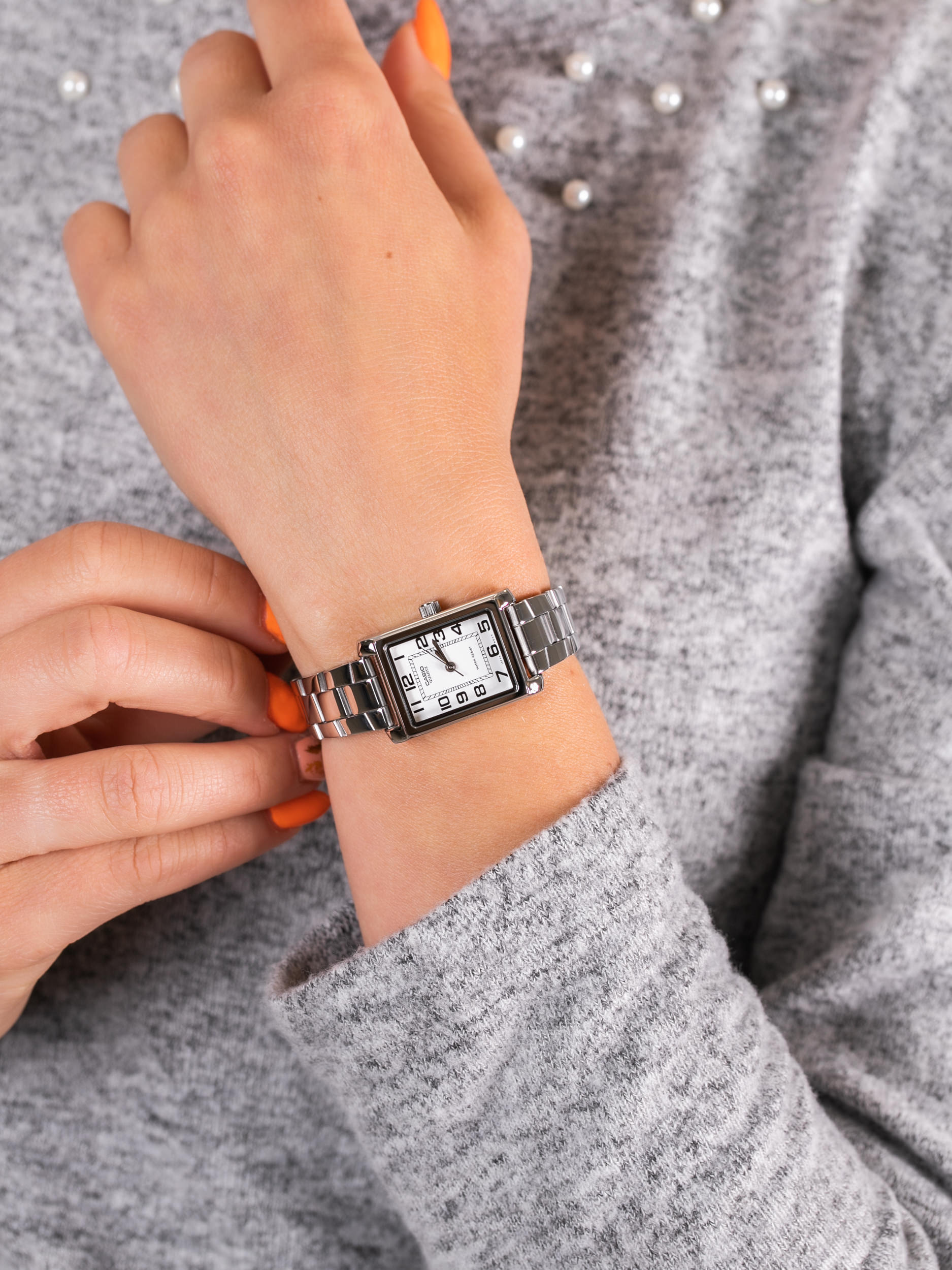 Casio LTP-1234D-7B damski zegarek Klasyczne bransoleta