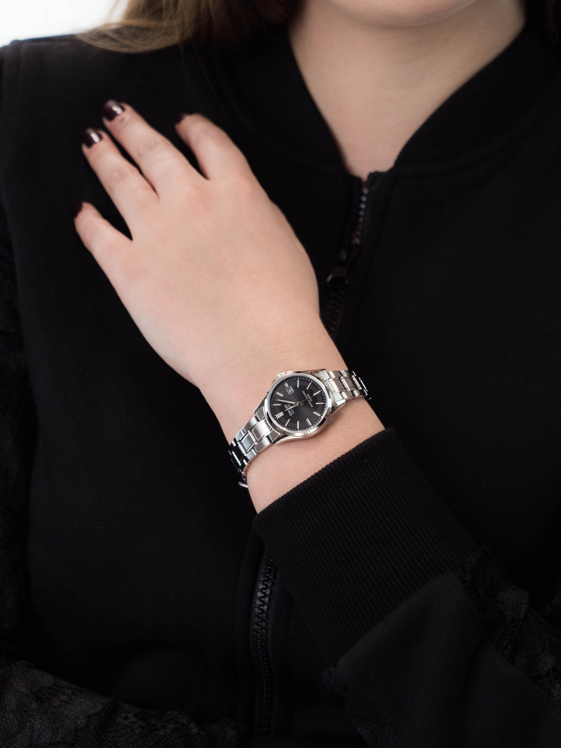 Casio LTS-100D-1AVEF damski zegarek Klasyczne bransoleta