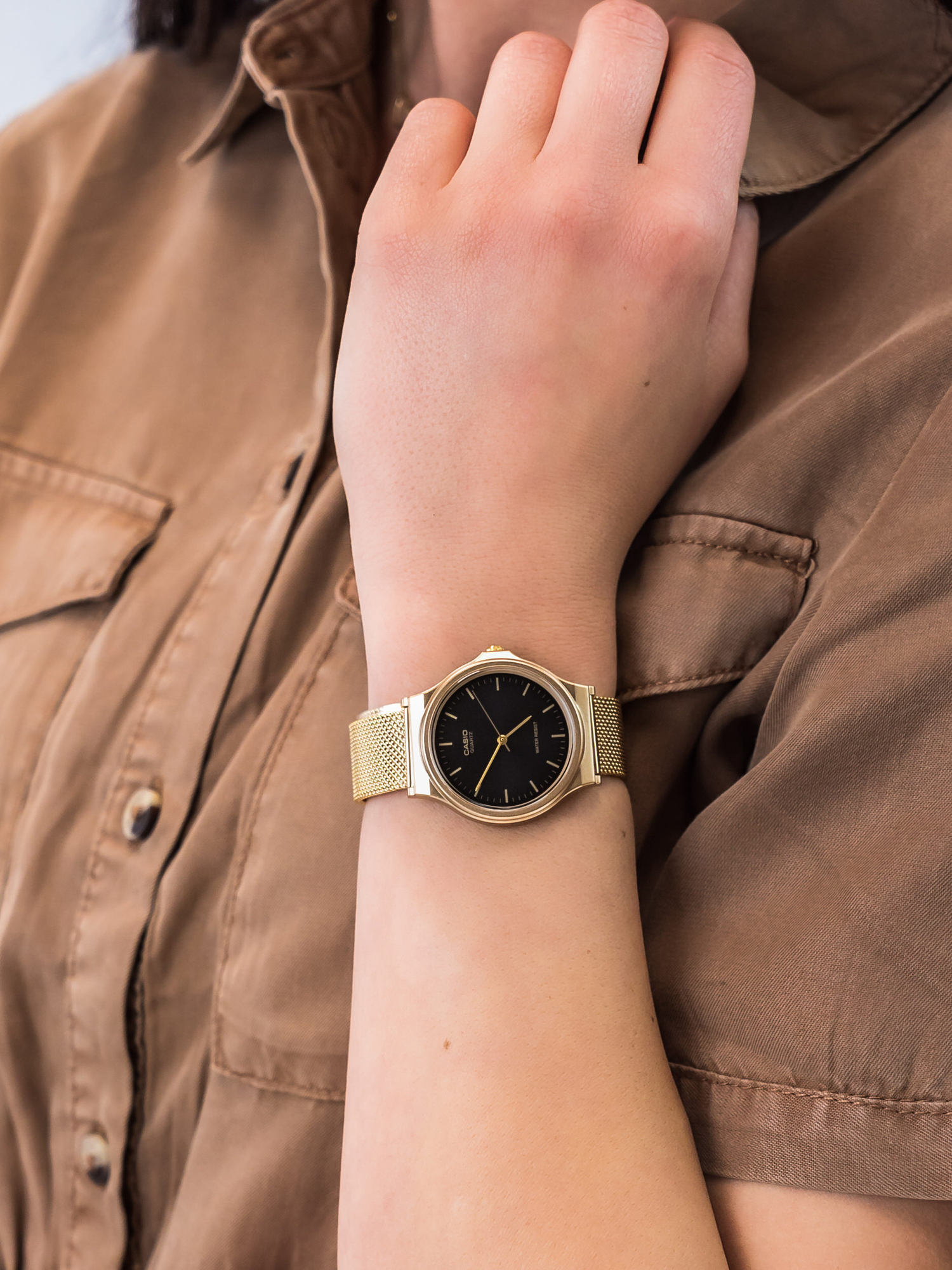 Casio MQ-24MG-1EEF damski zegarek Klasyczne bransoleta