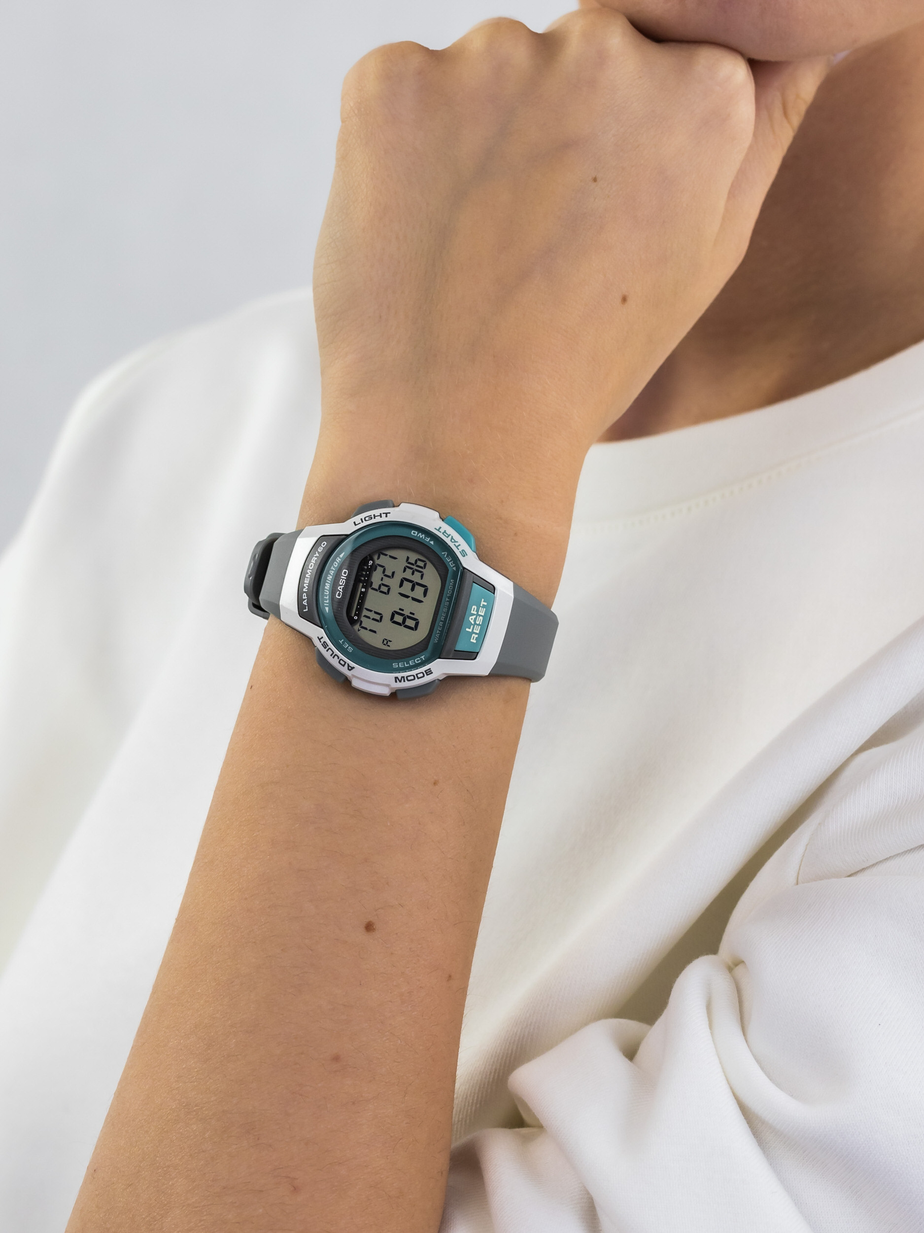 Casio LWS-1000H-8AVEF damski zegarek Sportowe pasek