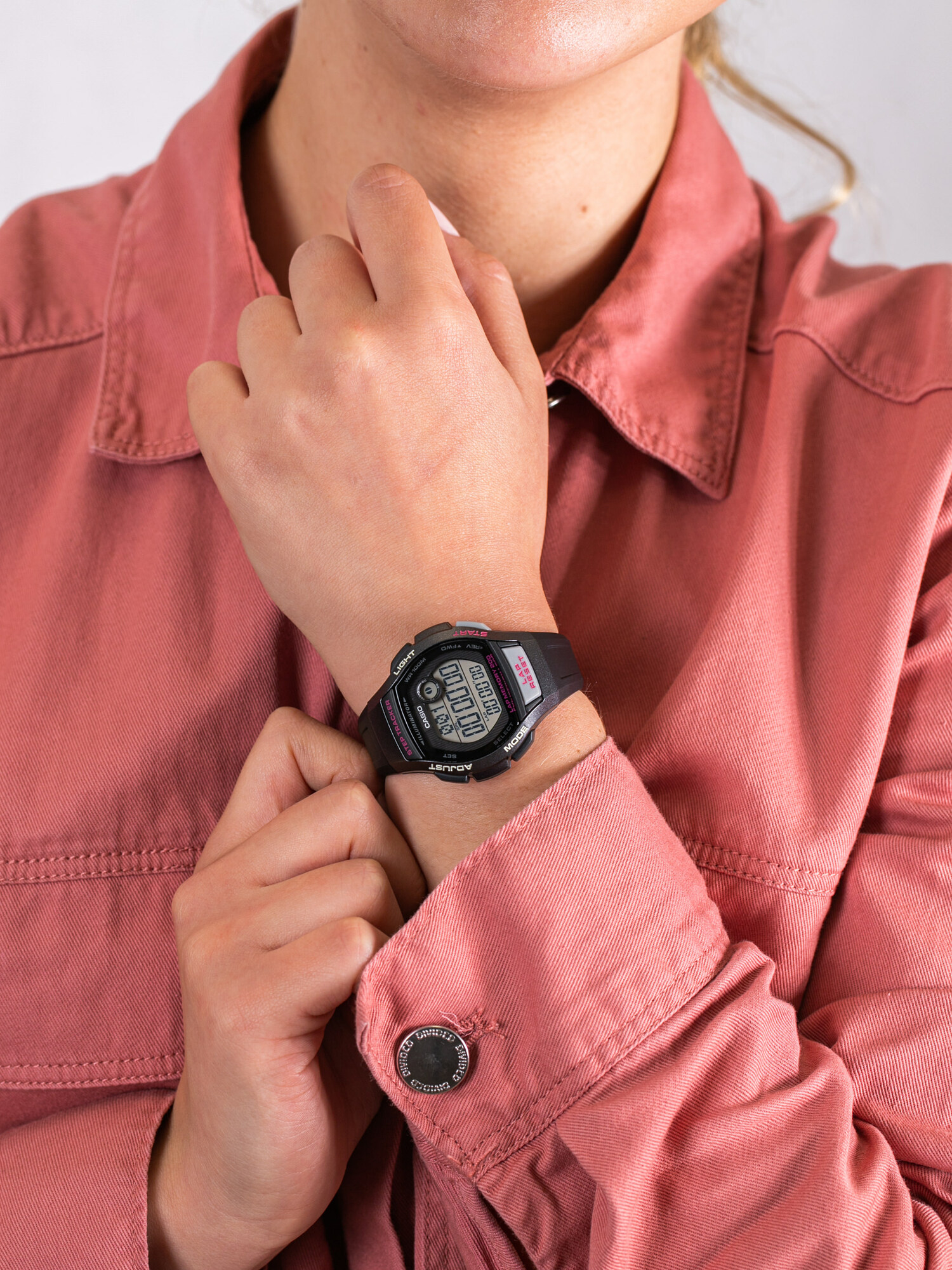 Casio LWS-2000H-1AVEF damski zegarek Sportowe pasek - miniatura 3