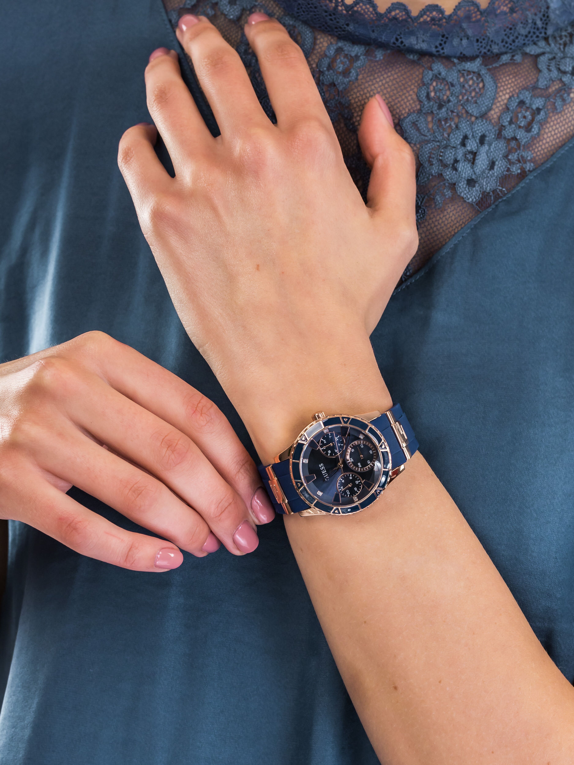 Guess W1157L3 damski zegarek Pasek pasek