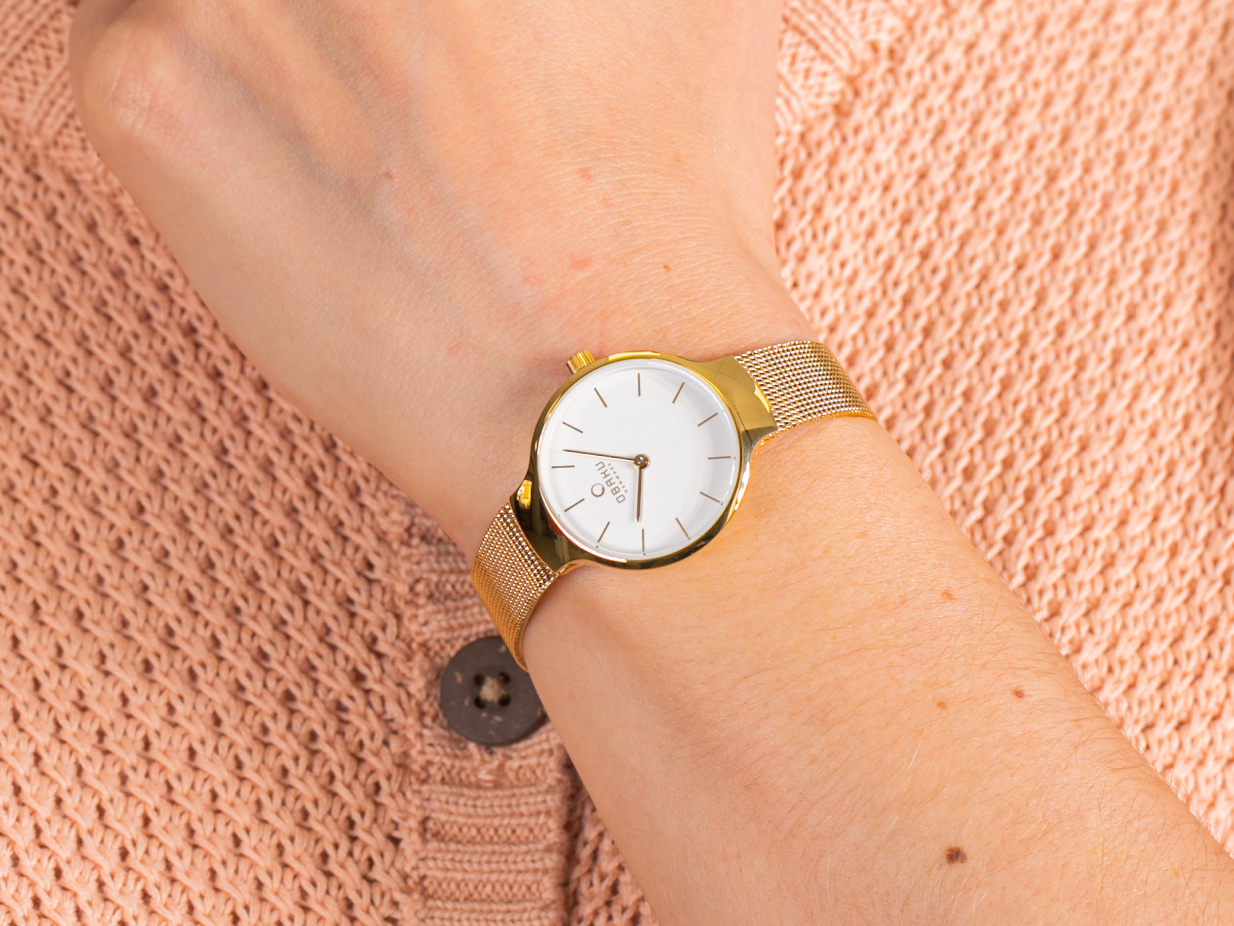 Obaku Denmark V223LXGIMG zegarek fashion/modowy Slim - miniatura 4