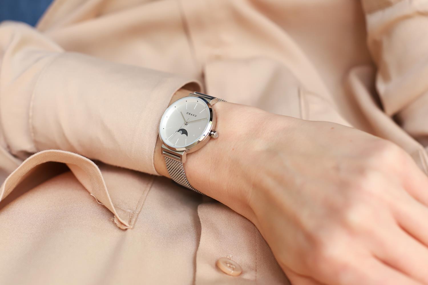 Obaku Denmark V243LMCIMC damski zegarek Slim bransoleta - miniatura 6