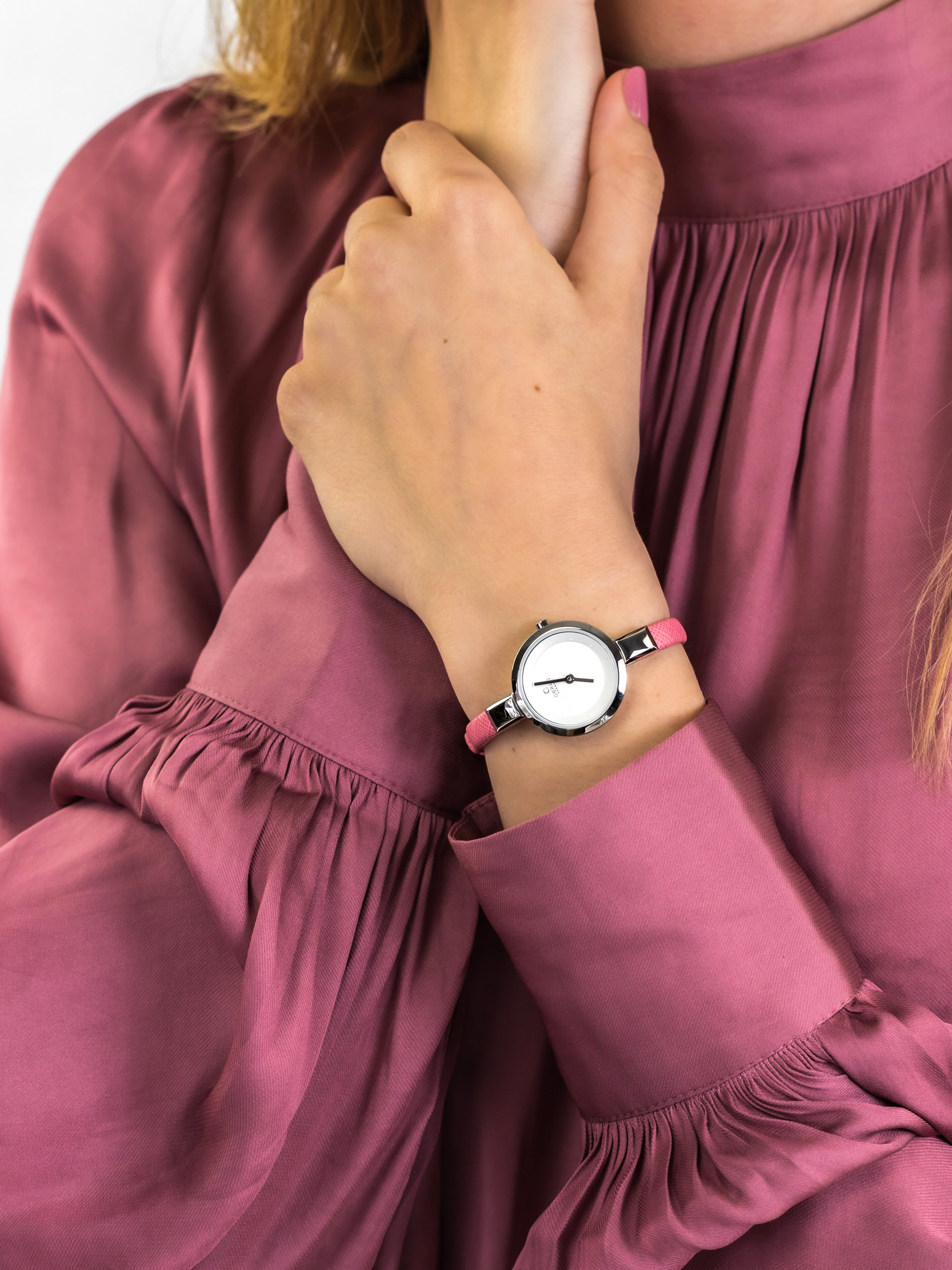 Obaku Denmark V129LCIRP damski zegarek Slim pasek - miniatura 3