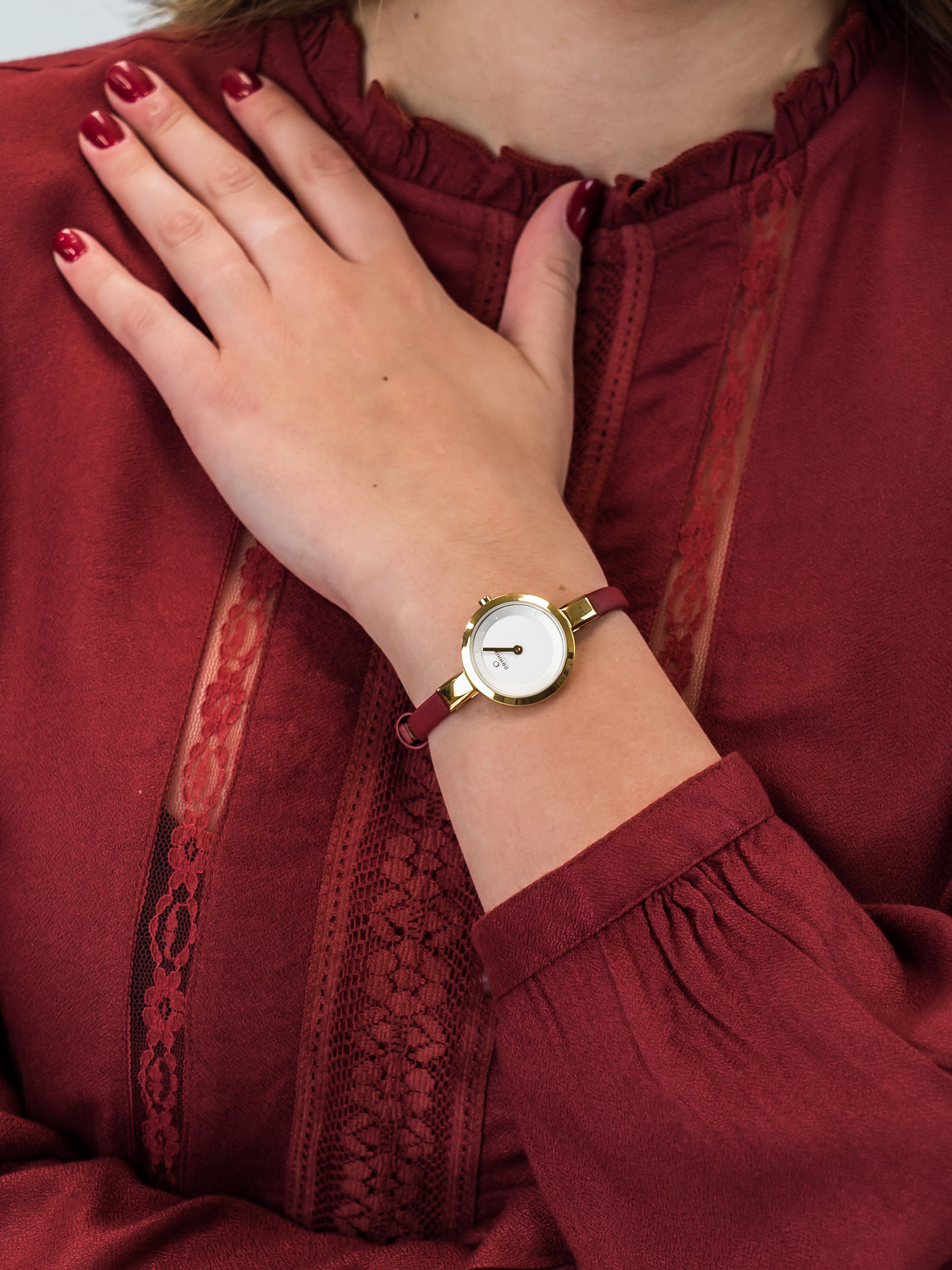 Obaku Denmark V129LGIRR damski zegarek Slim pasek - miniatura 3