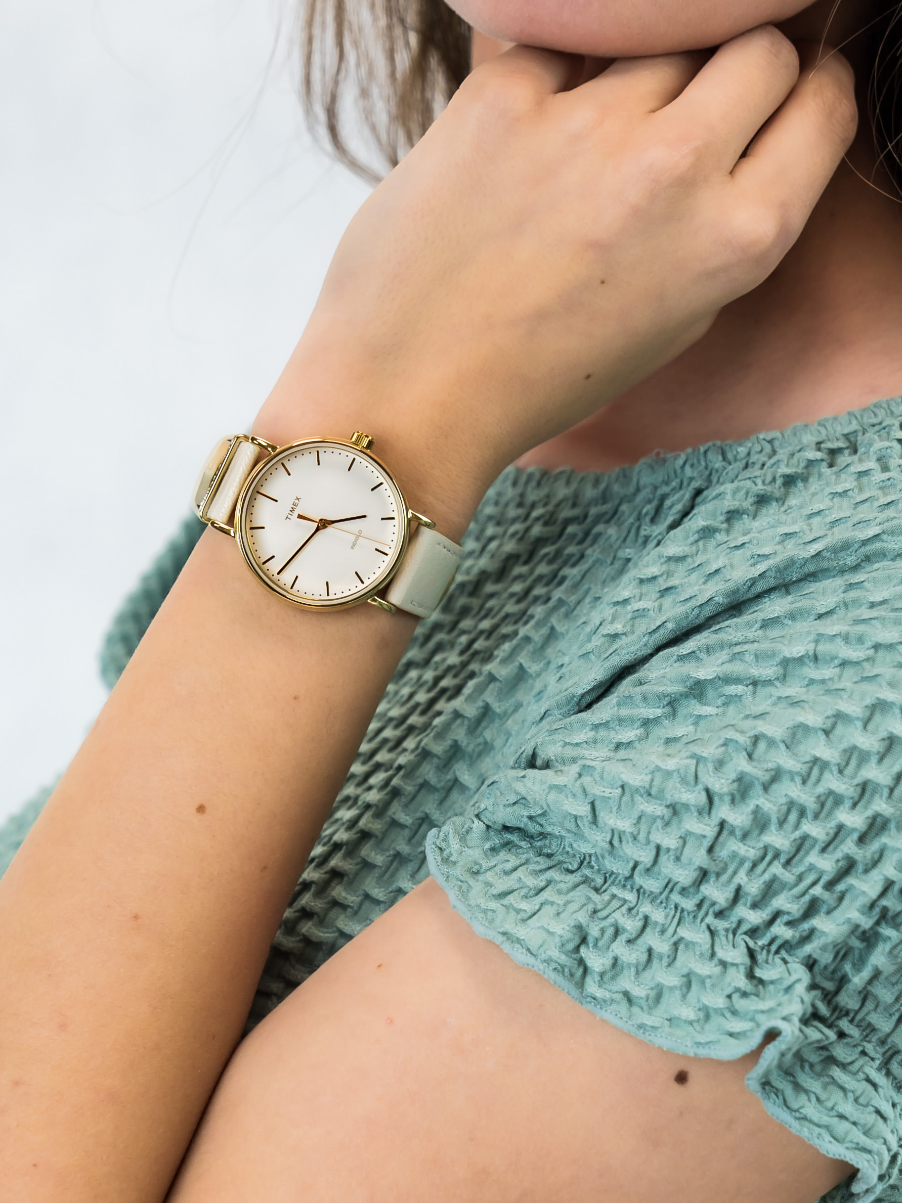 Timex TW2R70500 damski zegarek Fairfield pasek - miniatura 3