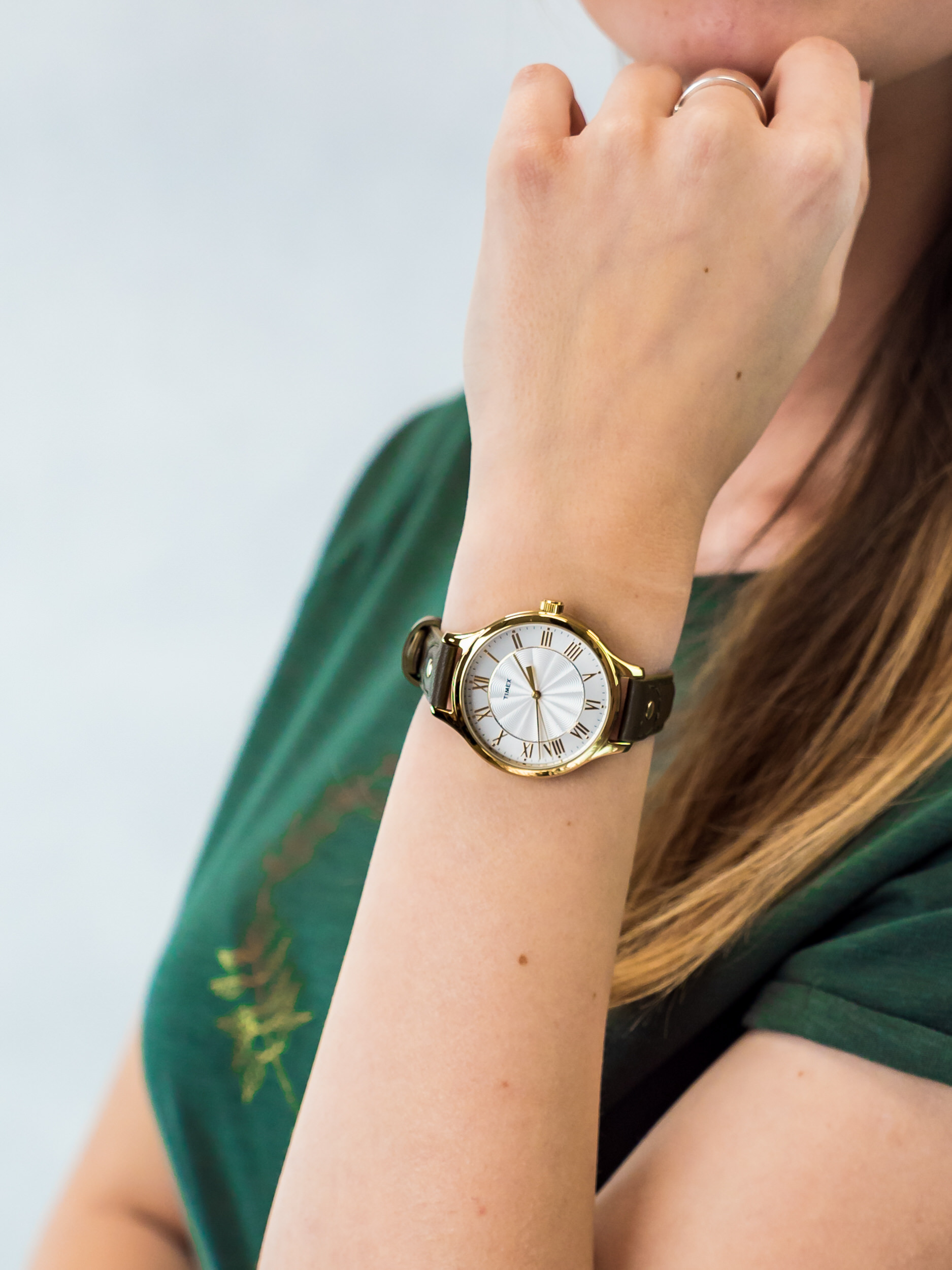 Timex TW2R43000 damski zegarek Peyton pasek - miniatura 3