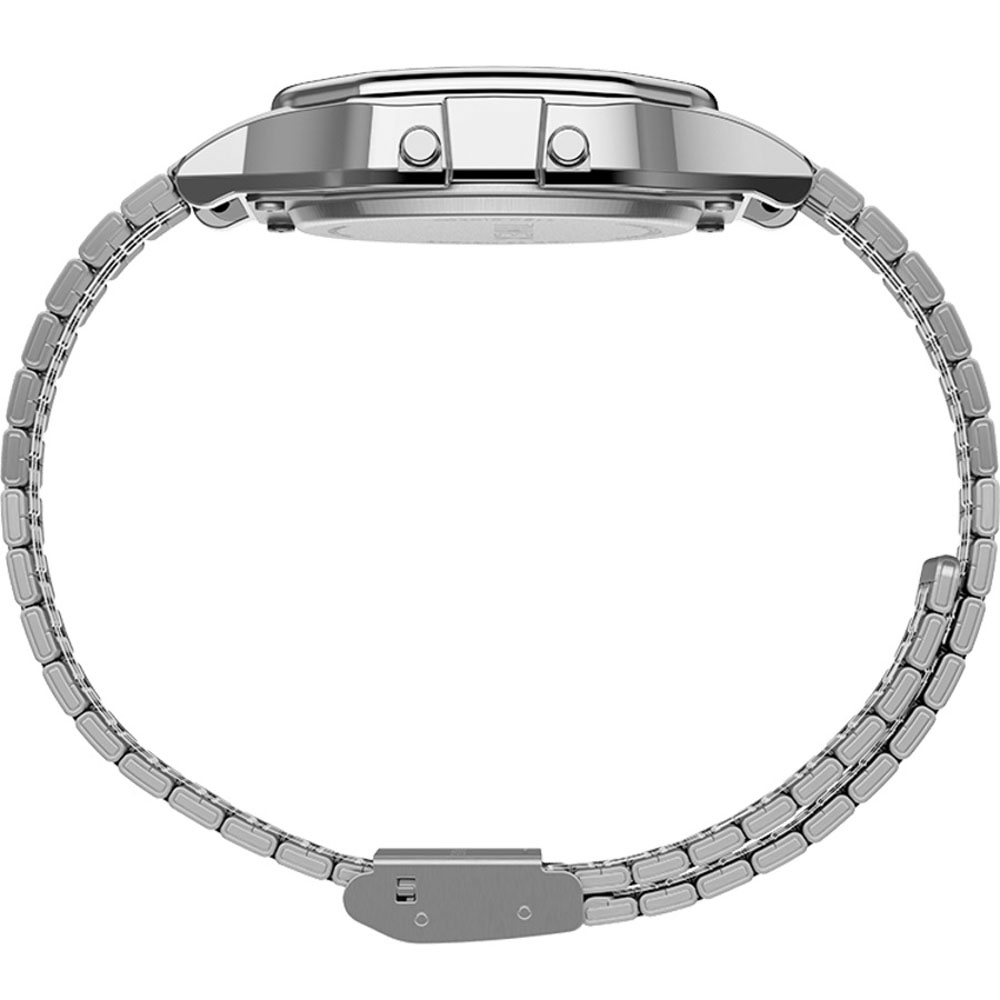 Timex TW2R79300 zegarek srebrny retro T80 bransoleta - miniatura 5