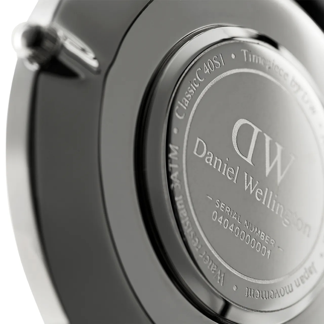 Daniel Wellington DW00100110 zegarek srebrny klasyczny Classic pasek - miniatura 4