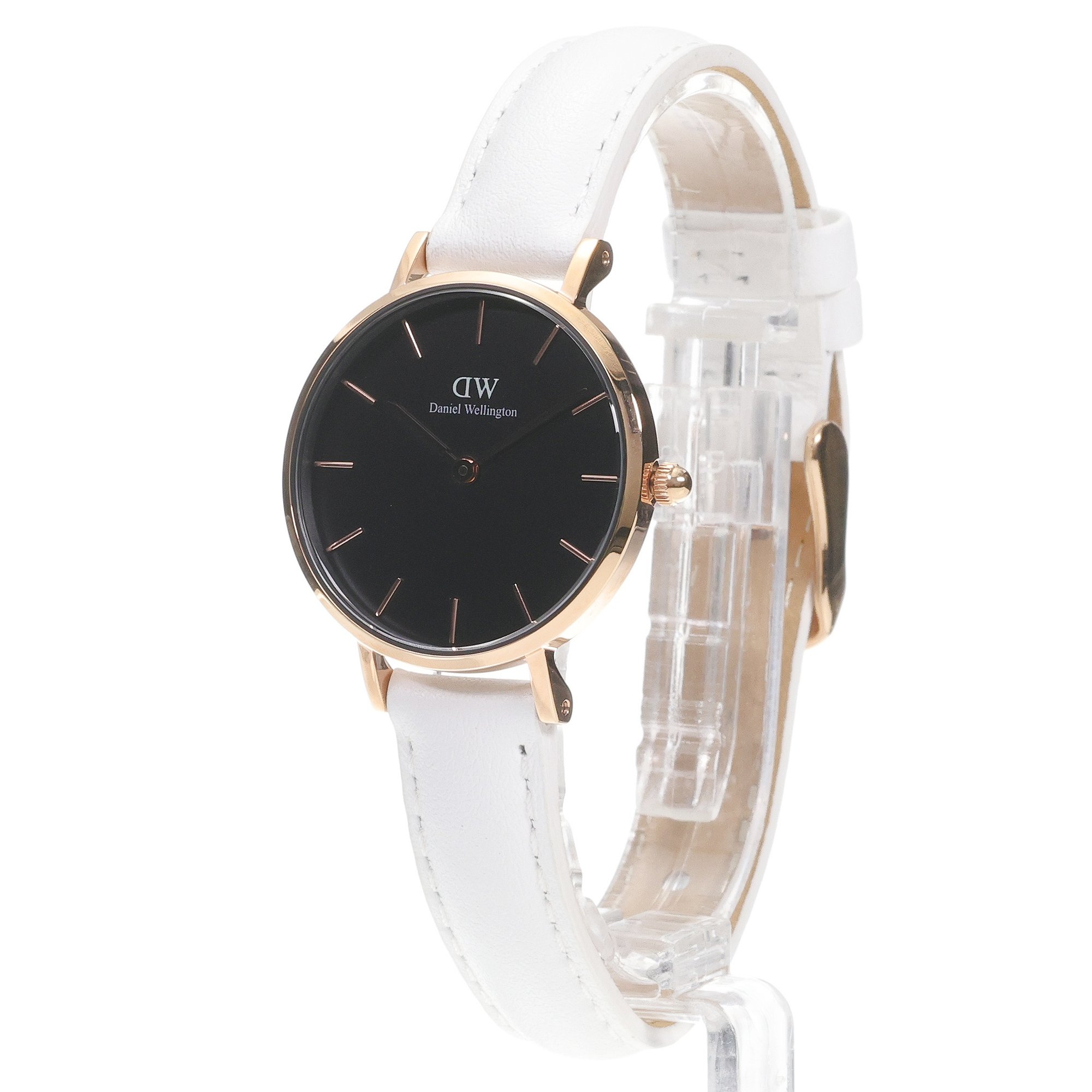 Daniel Wellington DW00100285 Petite Bondi Black 28mm Petite klasyczny zegarek różowe złoto